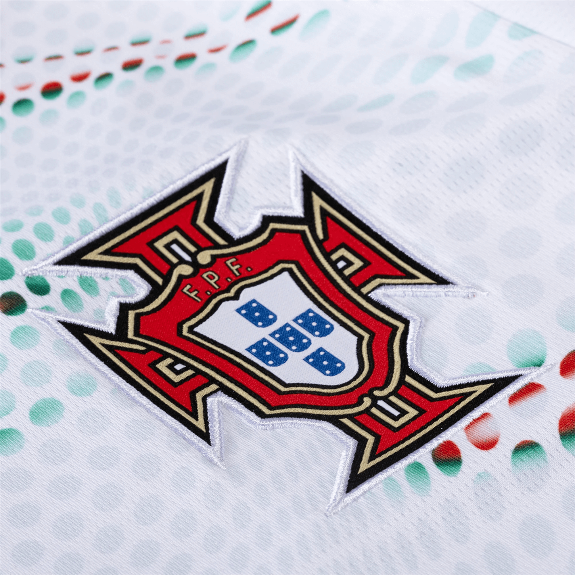 PUMA Men's Portugal 2025/26 Away Jersey White/Green/Red、mySite、noshort