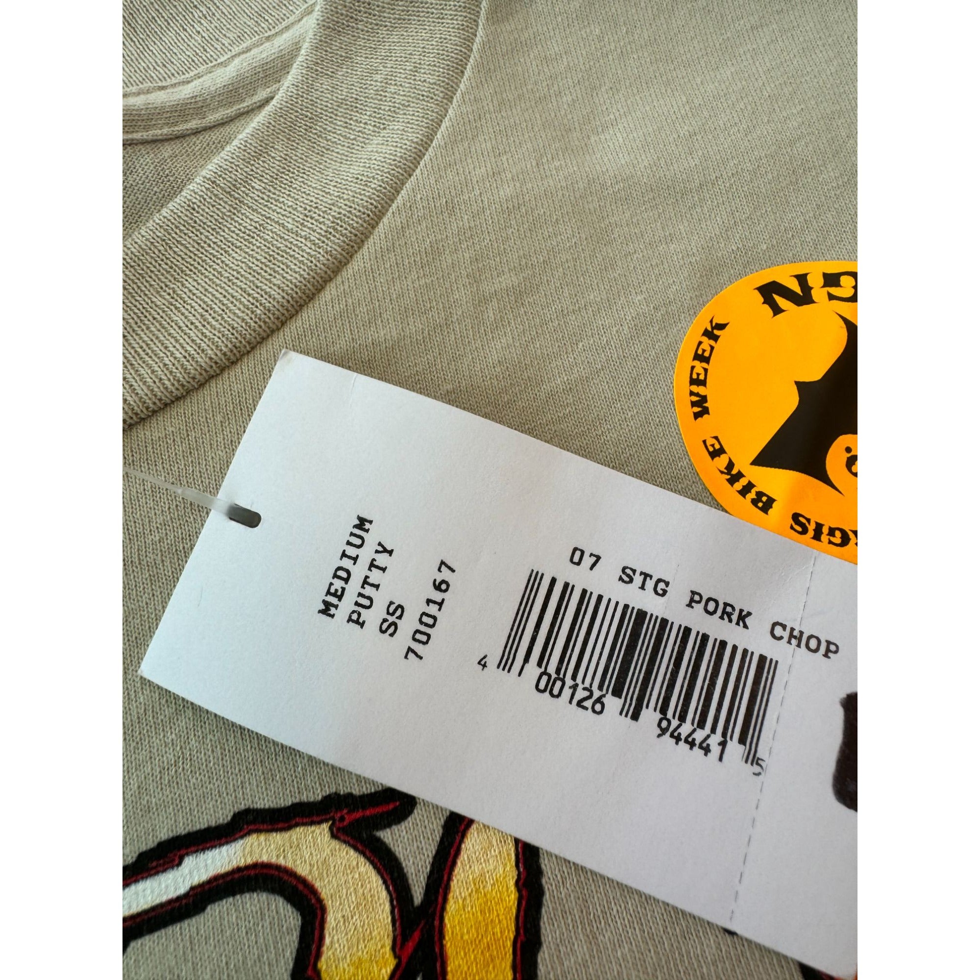 NWT 2007 Sturgis Bike Week Pork Chop Hogg Tan Motorcycle Graphic Tee Medium、mySite、garagedoors4me