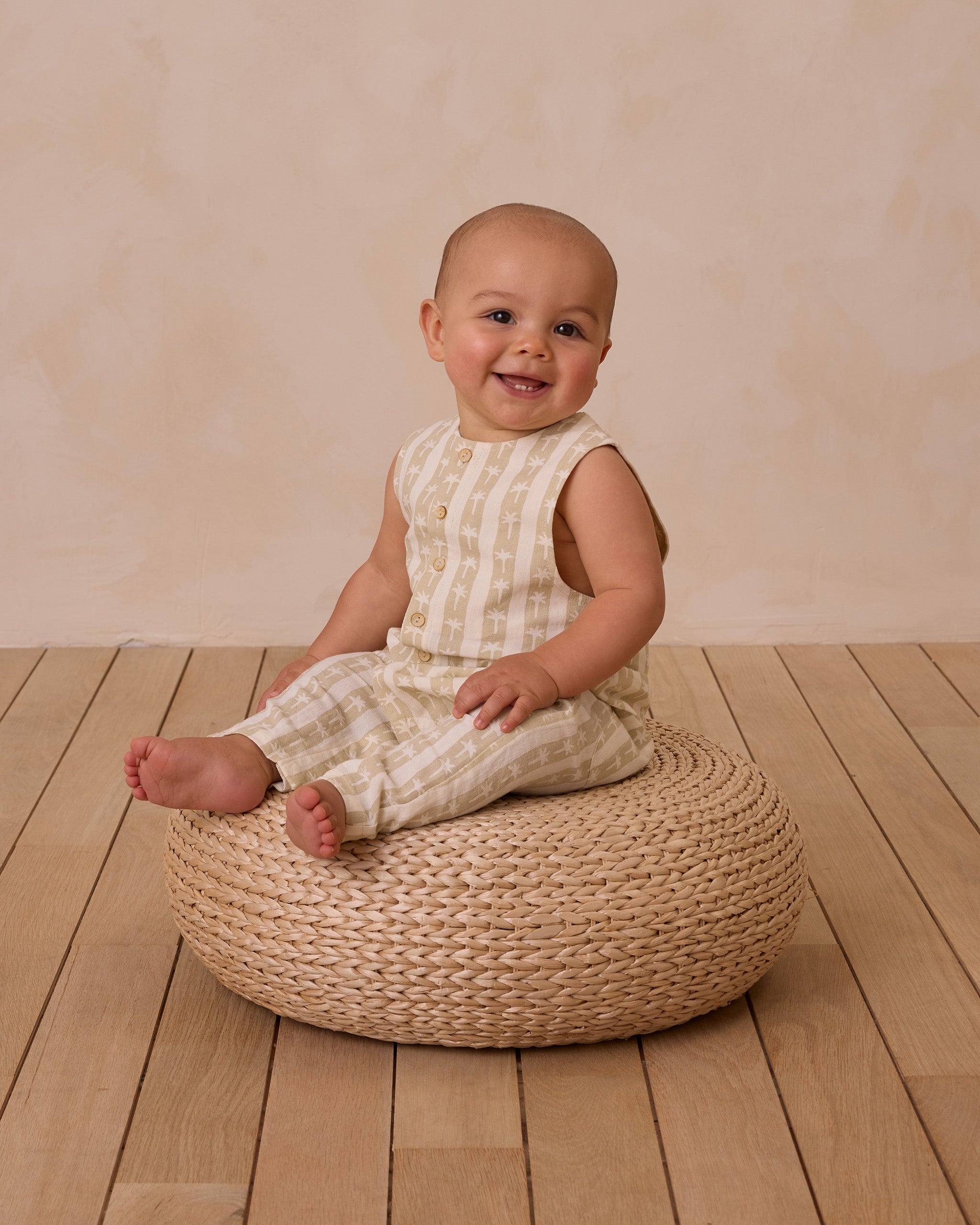  Button Jumpsuit || Palm Stripe、mySite、layawaytickets