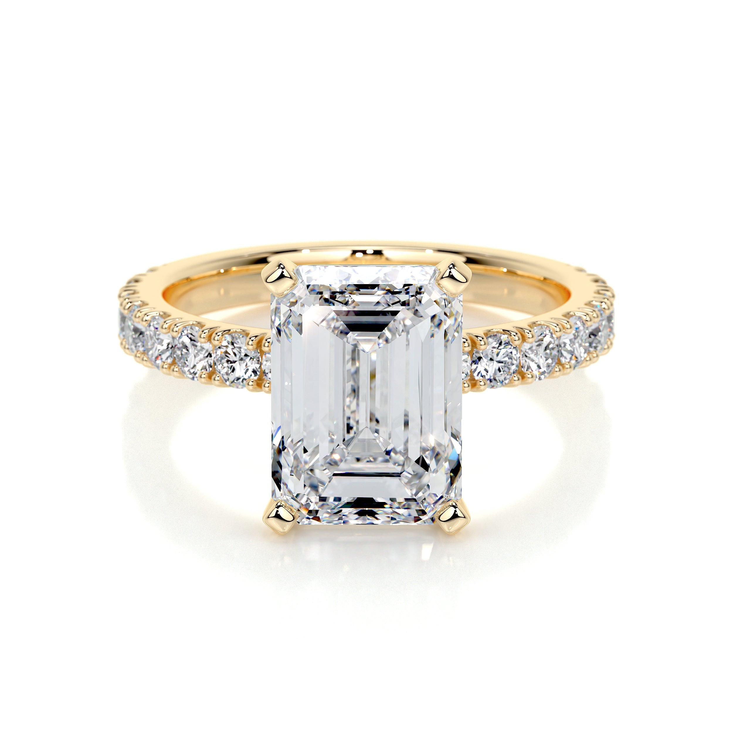 Royal Lab Grown Diamond Ring -18K Yellow Gold、mySite、hinf8tx79