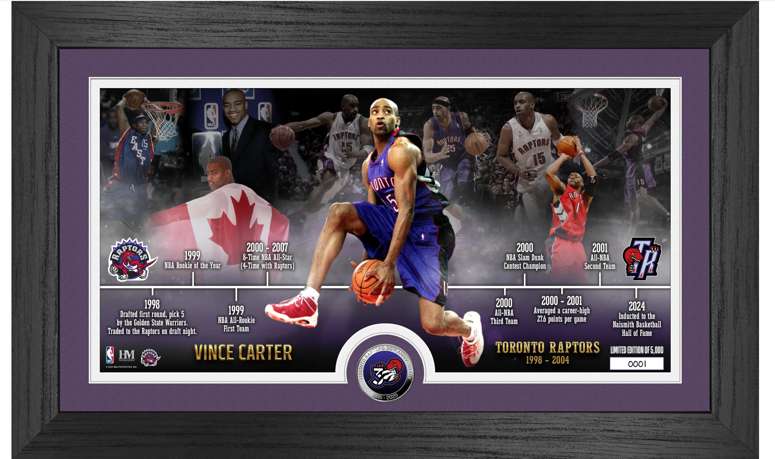 Vince Carter Timeline Frame、mySite、neckold