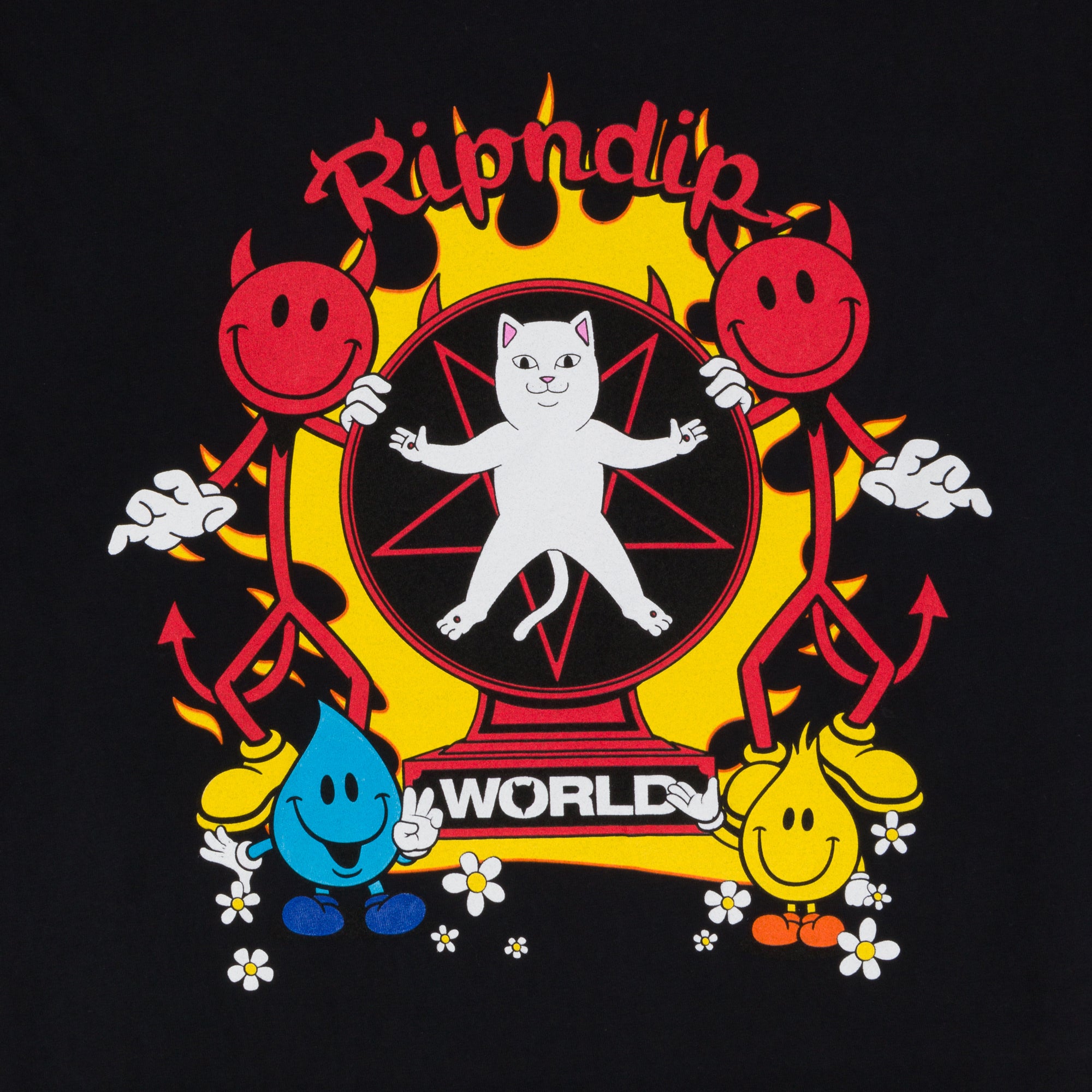  Ripndip World Tee (Vintage Black)、mySite、merchandisen