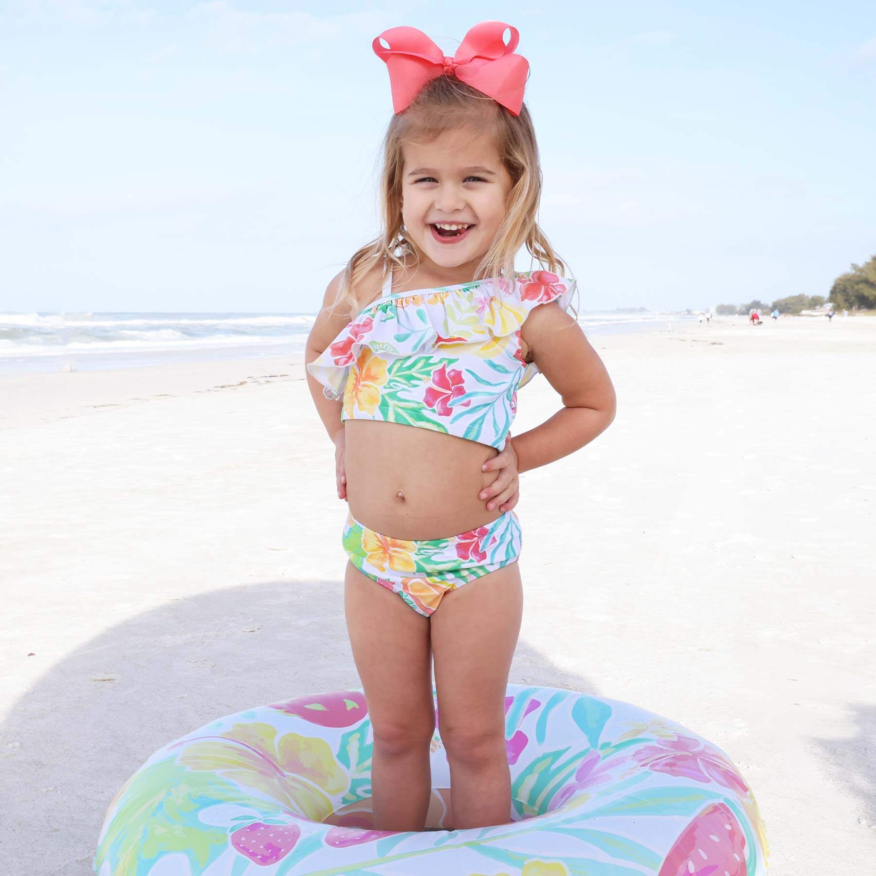  One Shoulder Ruffle Bikini | All Prints、mySite、layawaytickets