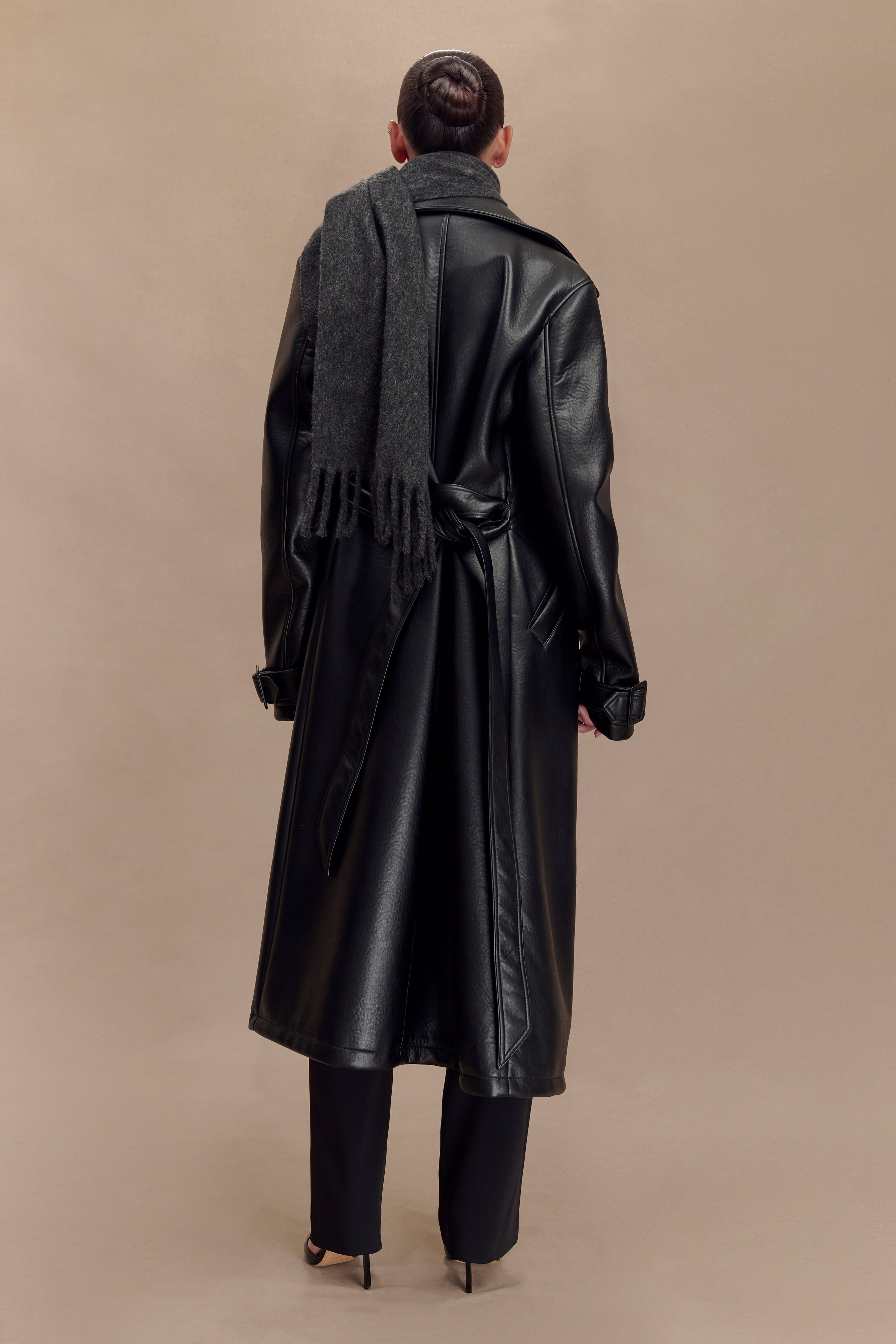 MESHKI Knit Scarf - Charcoal Marle、mySite、solidvoid