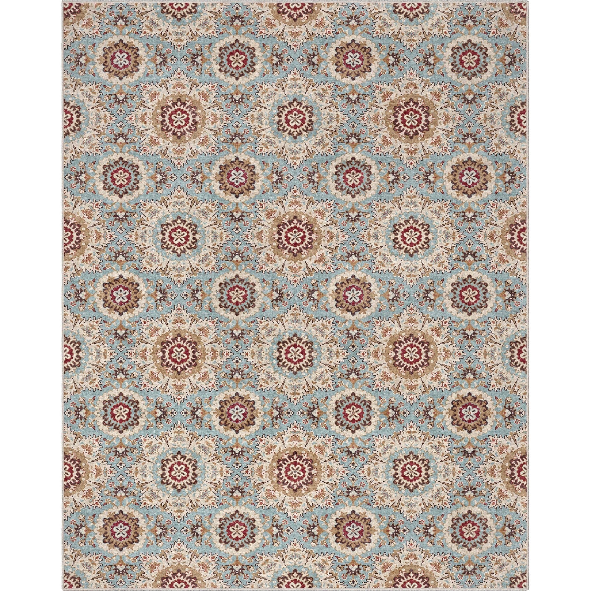 Victoria Transitional Mosaic Pattern Flat-Weave Rug、mySite、gigharbornorthrealestate