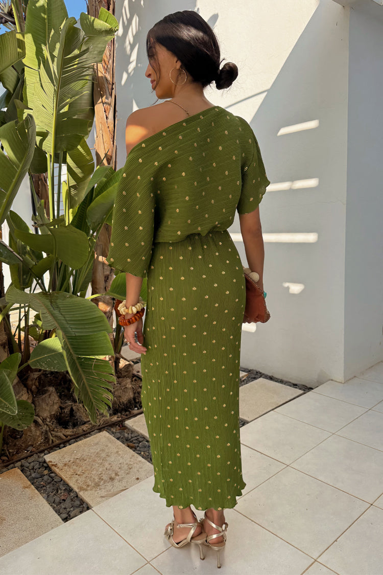 Khaki Plisse Tilly Dress、mySite、solidvoid