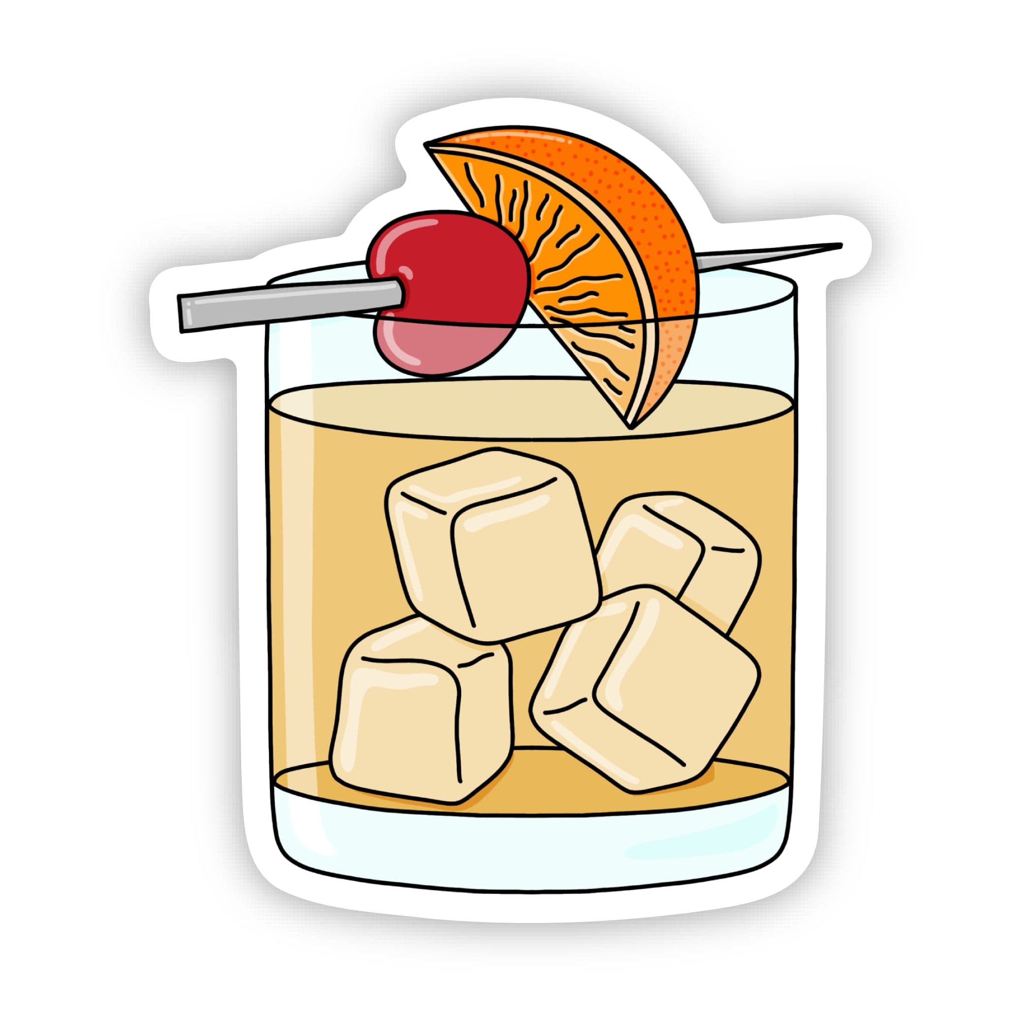  Whiskey Sour Cocktail Sticker、mySite、ghnorth