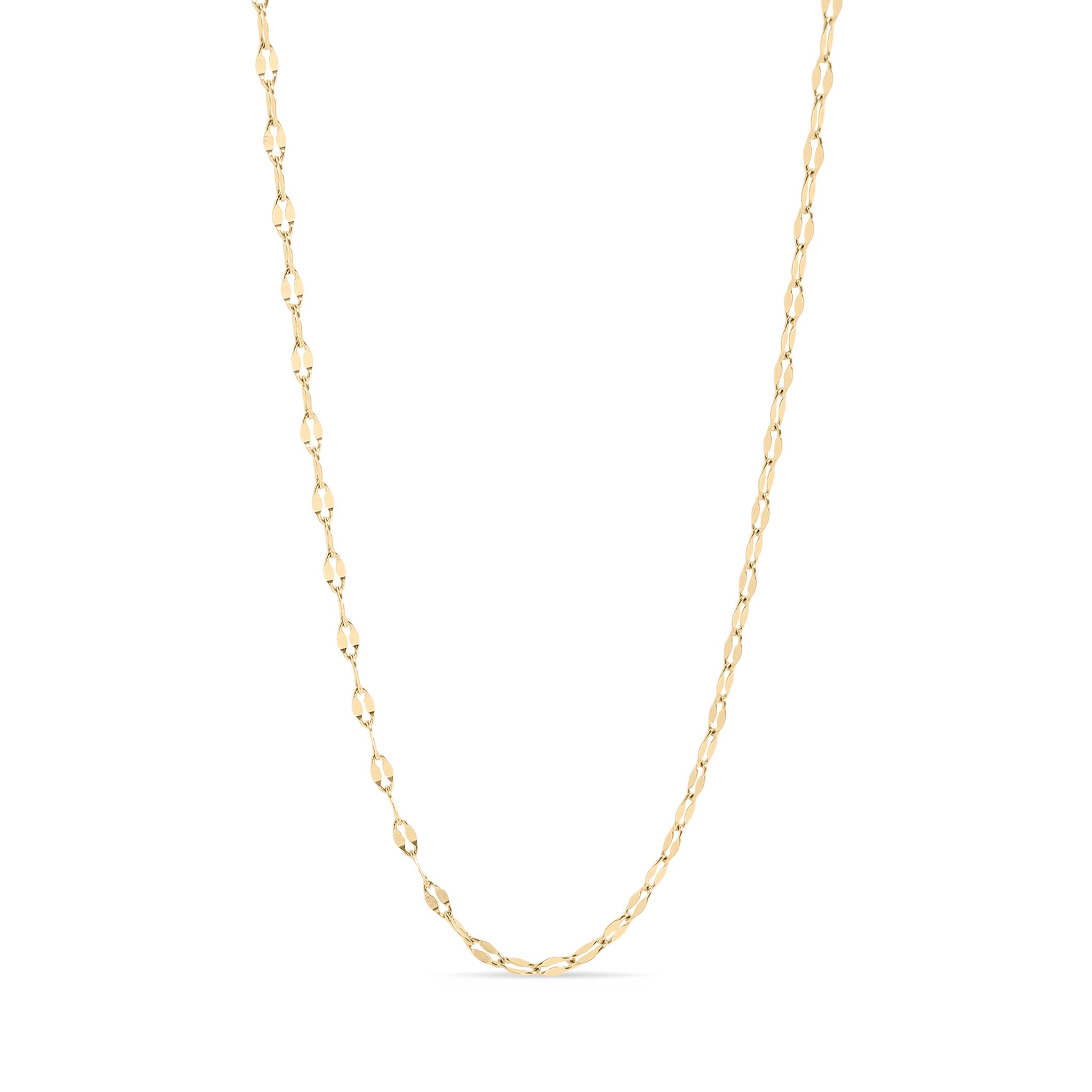 18K Gold PVD Stainless Steel Lip Chain Necklace / CHN9954、mySite、dreamappss