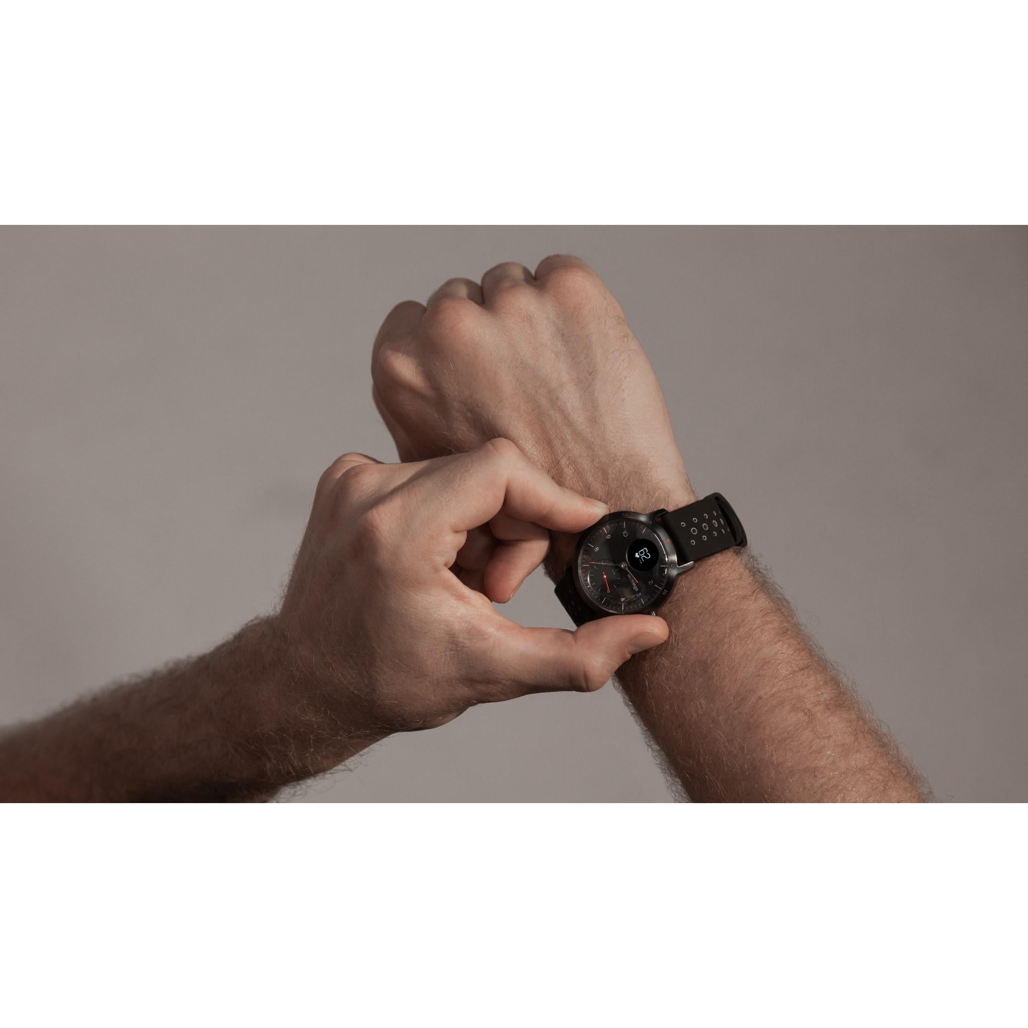 Withings Steel HR Sport Smart Watch (Black/Black)、mySite、camillekostekn