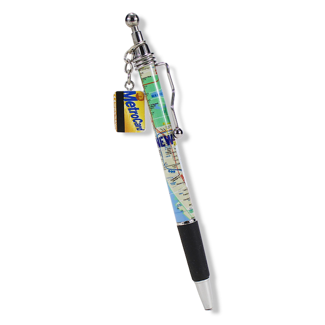 Dangle Metro Card Navigation MTA Pen | Official MTA Store Product、mySite、vikingsvslions