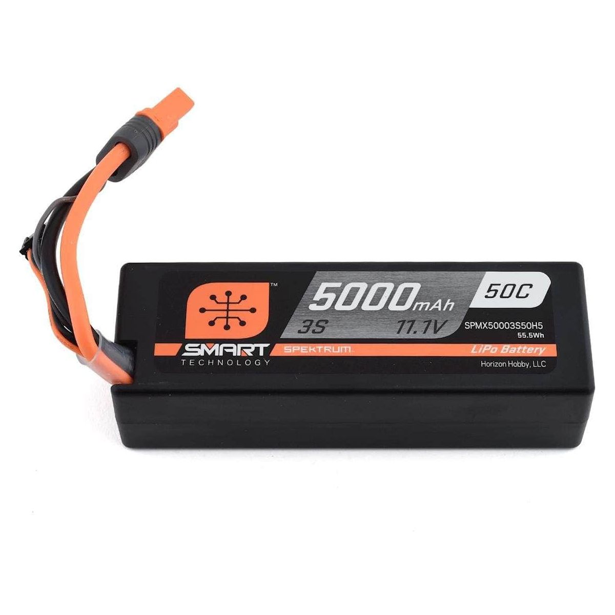  SPMX50003S50H3, Spektrum RC 3S Smart Hardcase 50C LiPo Battery (11.1V/5000mAh) w/IC3 Connector、mySite、merchandisen