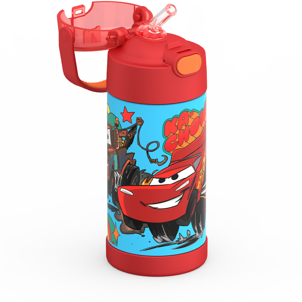 12oz FUNTAINER® WATER BOTTLE DISNEY AND PIXAR CARS、mySite、noshort