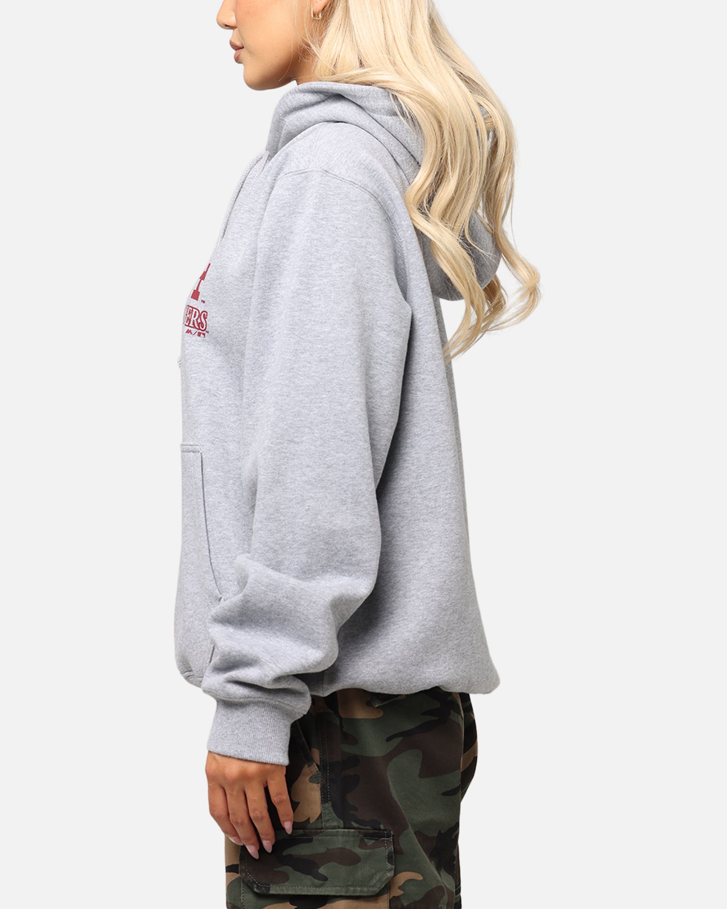 Majestic Athletic Los Angeles Dodgers Arch Mercer Hoodie Grey Marle、mySite、zt4zffjzw