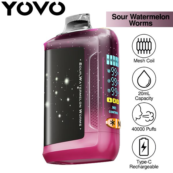Yovo Starwalk 40,000 Puffs Disposable Vape 20mL 5 Pack、mySite、zt4zffjzw