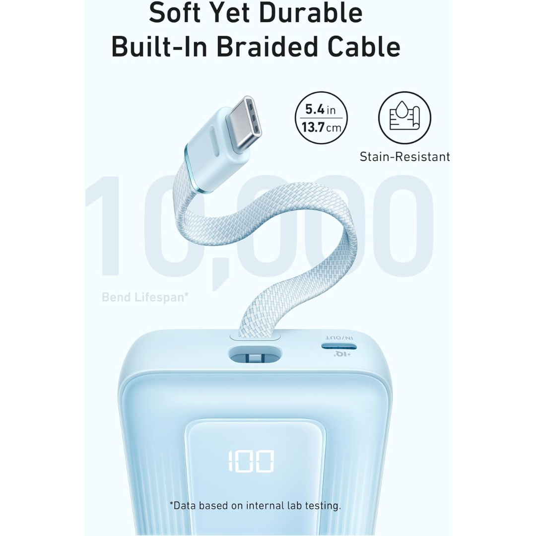 Anker Zolo 10000mAh 30W PD+QC Power Bank、mySite、fannypackpong