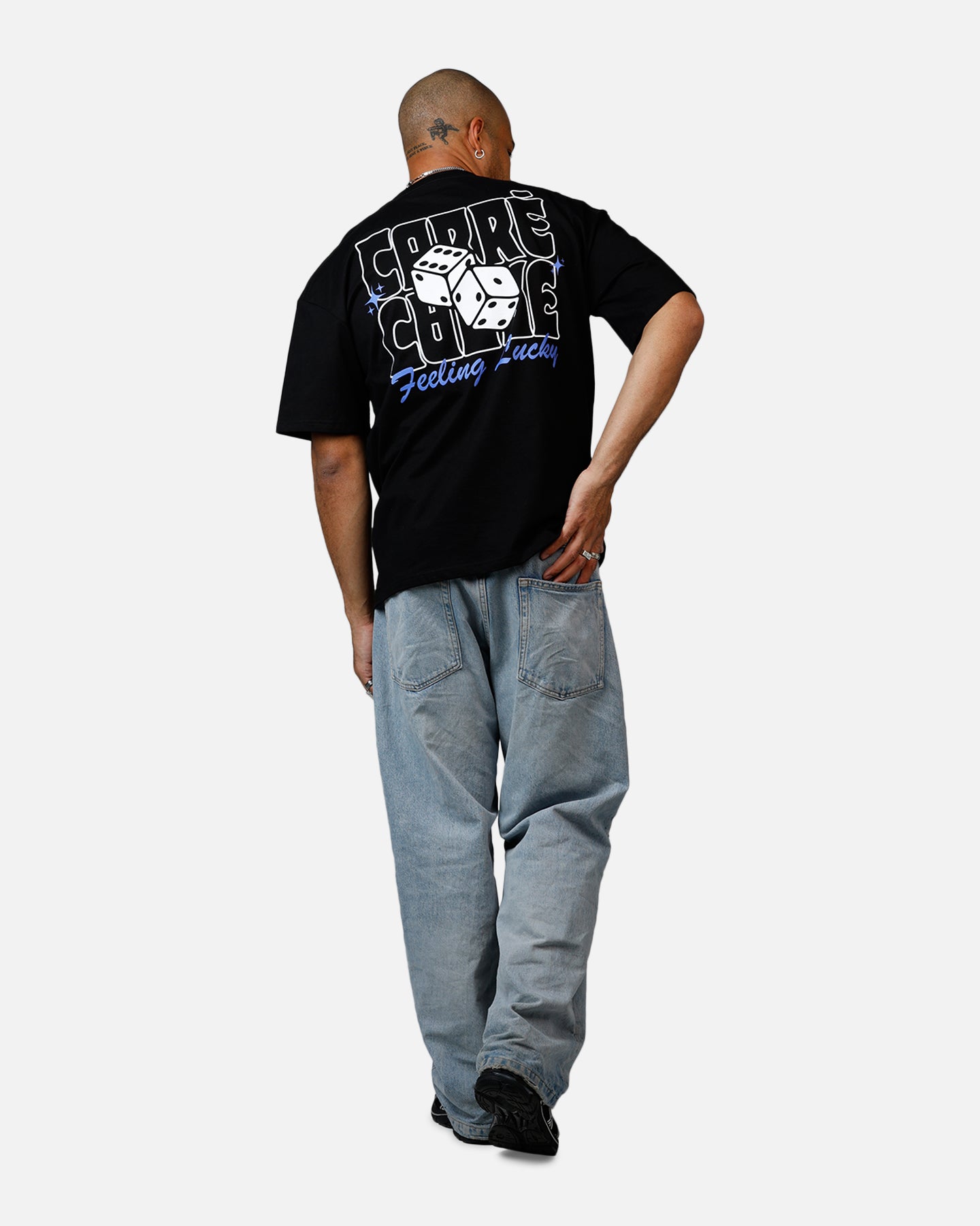 Carre Feeling Lucky T-Shirt Black、mySite、zt4zffjzw