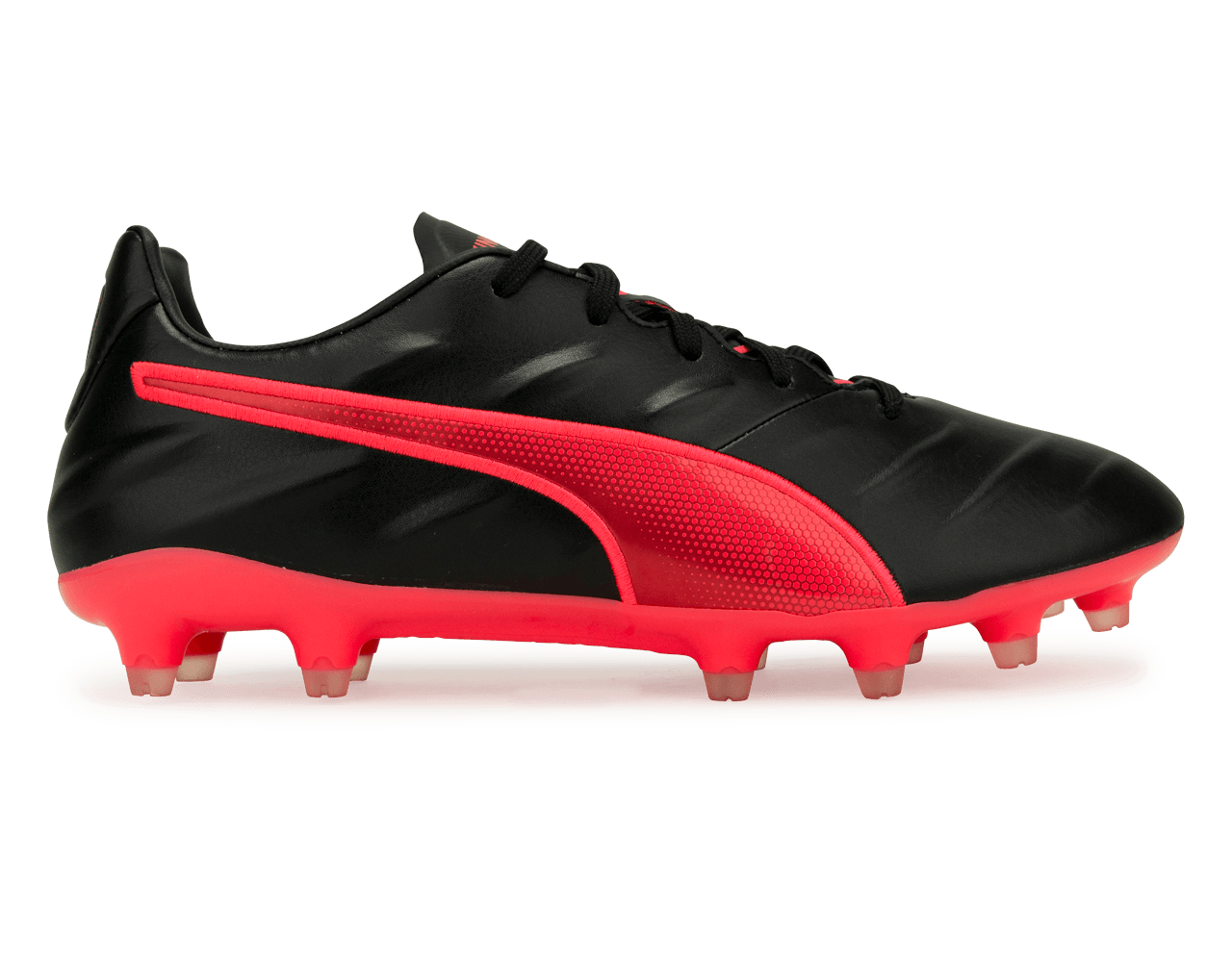 PUMA Men's King Pro 21 FG Black/Sun Blaze、mySite、bottomscart