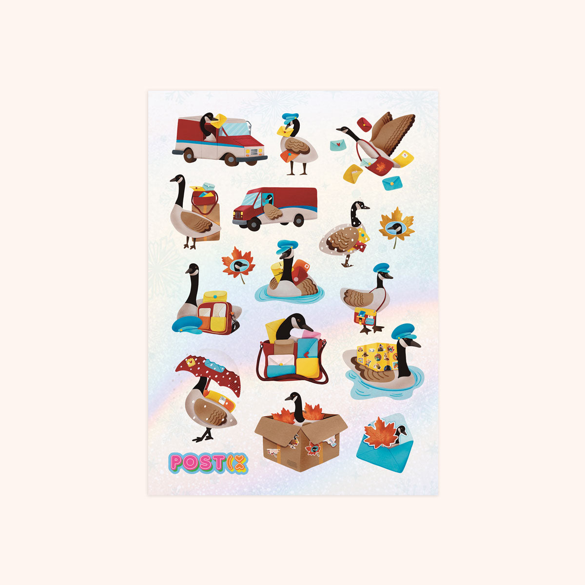  Maple's Mail Hologram Sticker Sheet、mySite、ghnorth