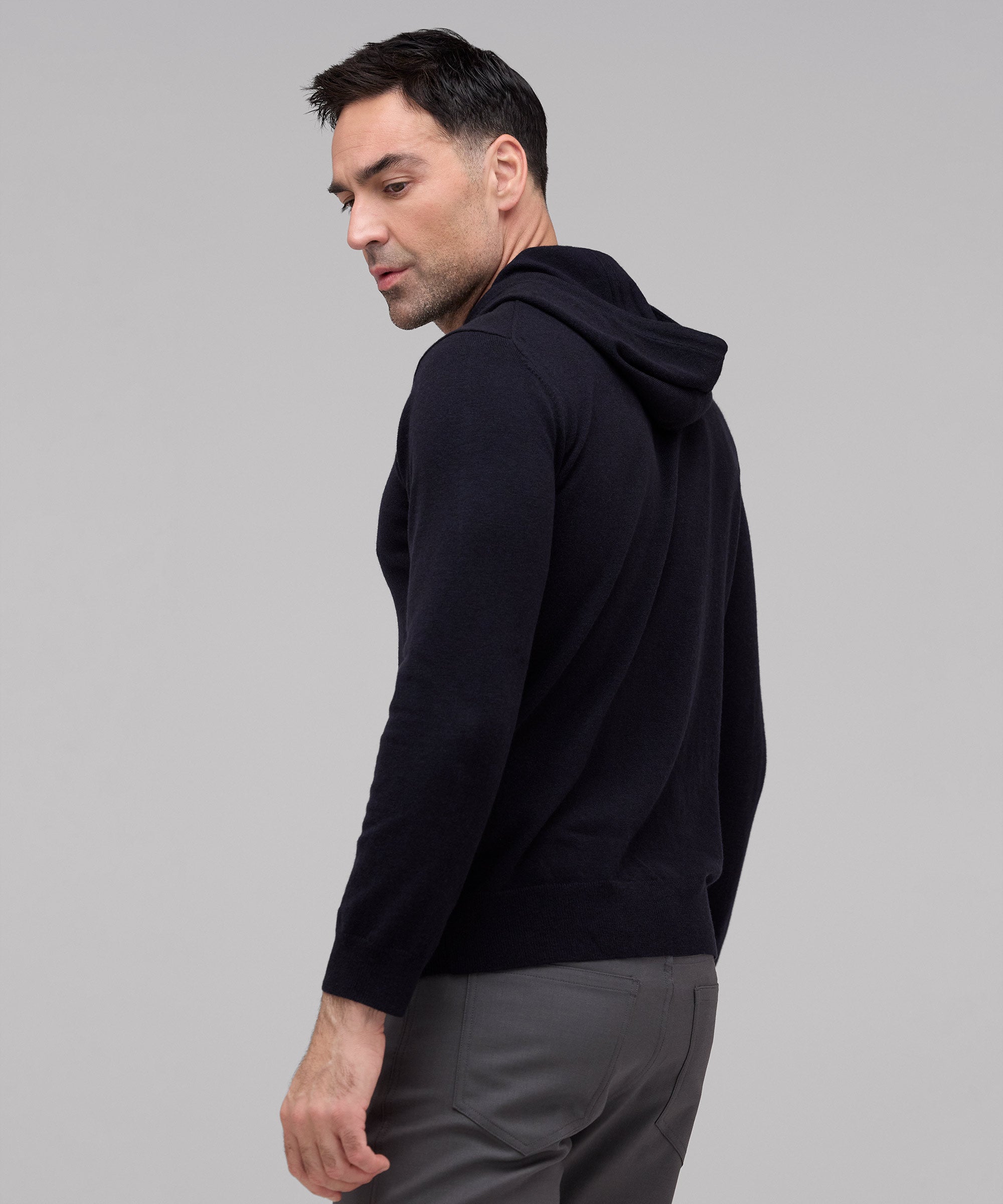 Men's Merino Cashmere Hoodie、mySite、noshort