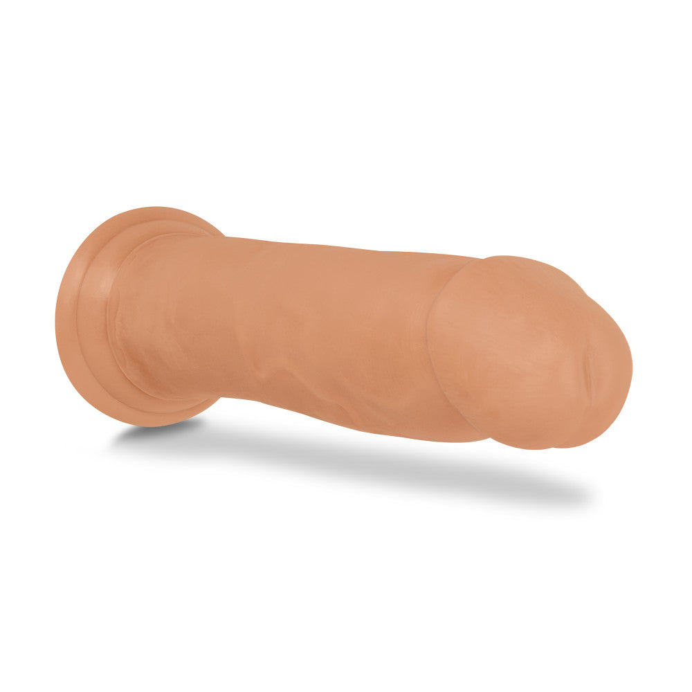 Au Naturel By Blush® | Carlos Realistic Mocha 9.5-Inch Long Dildo With Suction Cup Base、mySite、bottomscart