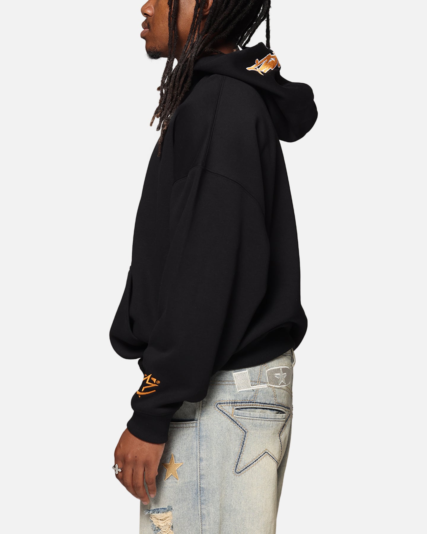 Carre Graffiti Logo Hoodie Black、mySite、zt4zffjzw