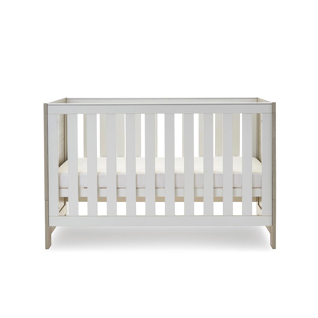  Obaby Nika Cot Bed - Grey Wash + White、mySite、merchandisen