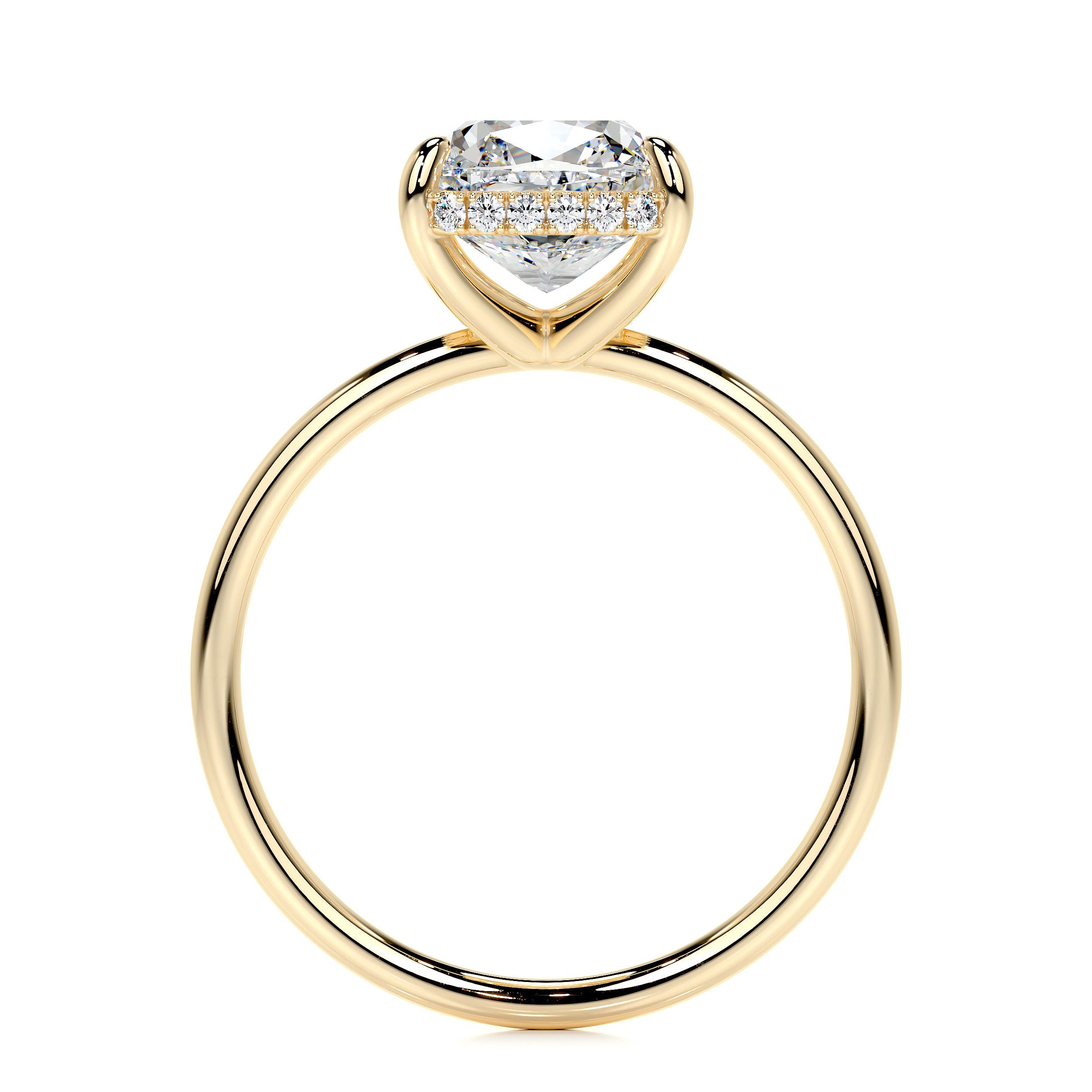 Priscilla Lab Grown Diamond Ring -18K Yellow Gold、mySite、hinf8tx79