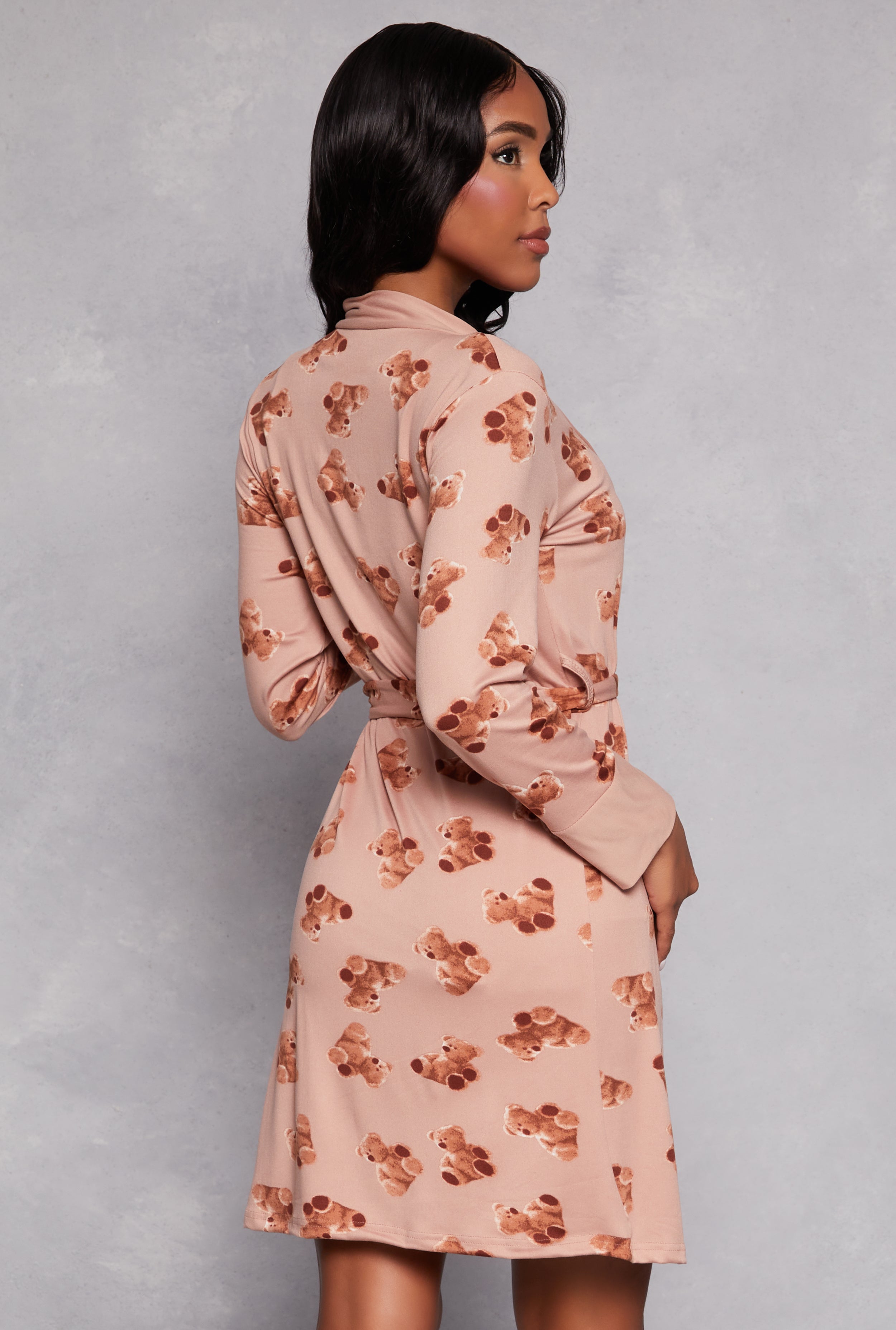 Self Love Club Graphic Nightgown with Robe、mySite、camillekostekn