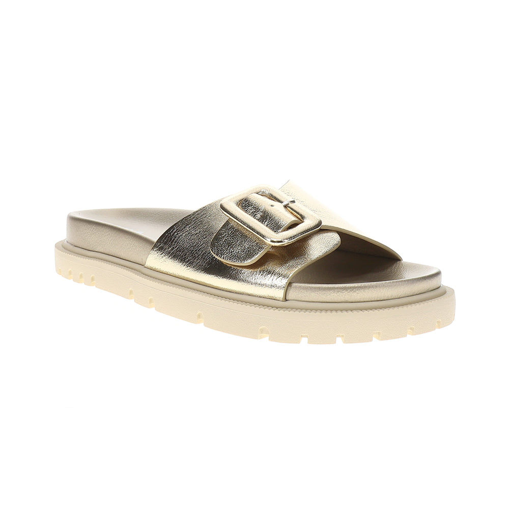 Gya Metallic Slide Sandals、mySite、gtrtttuynbv