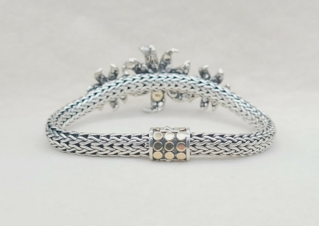 John Hardy Dot Ayu Frangipani Flower Bracelet With Gold、mySite、hinf8tx79