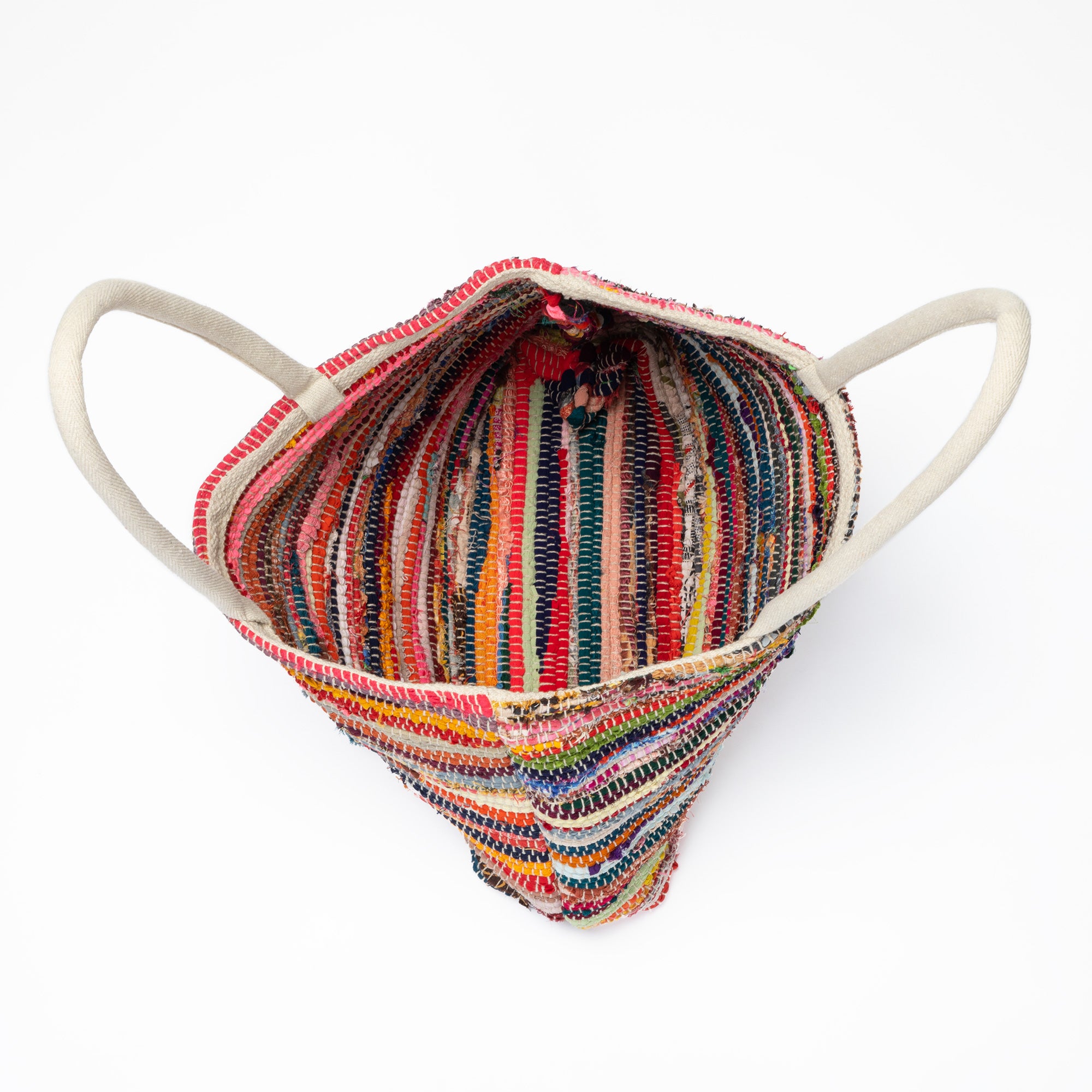 Large Upcycled Cotton Tote Bag、mySite、camillekostekn