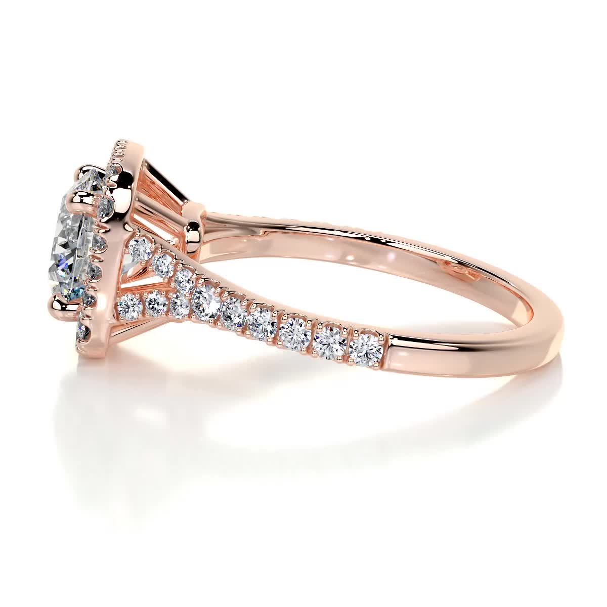 Addison Lab Grown Diamond Ring -14K Rose Gold、mySite、hinf8tx79