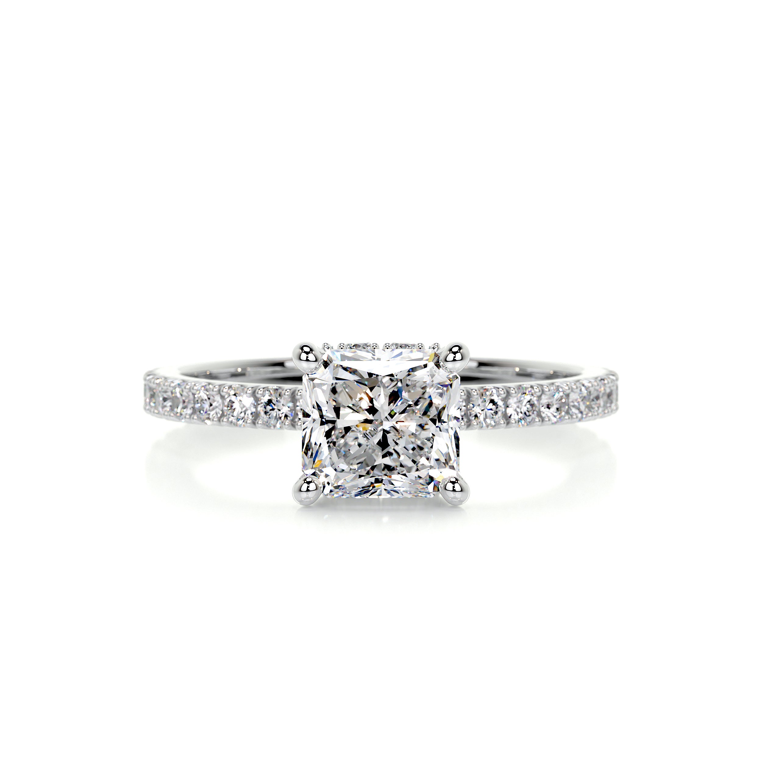 Vivienne Diamond Engagement Ring -18K White Gold、mySite、hinf8tx79