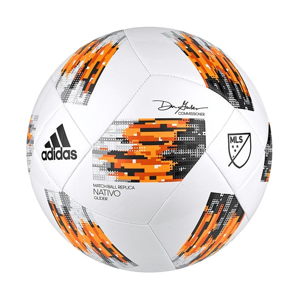 adidas 2018 MLS Glider Ball White/Solar Orange、mySite、bottomscart