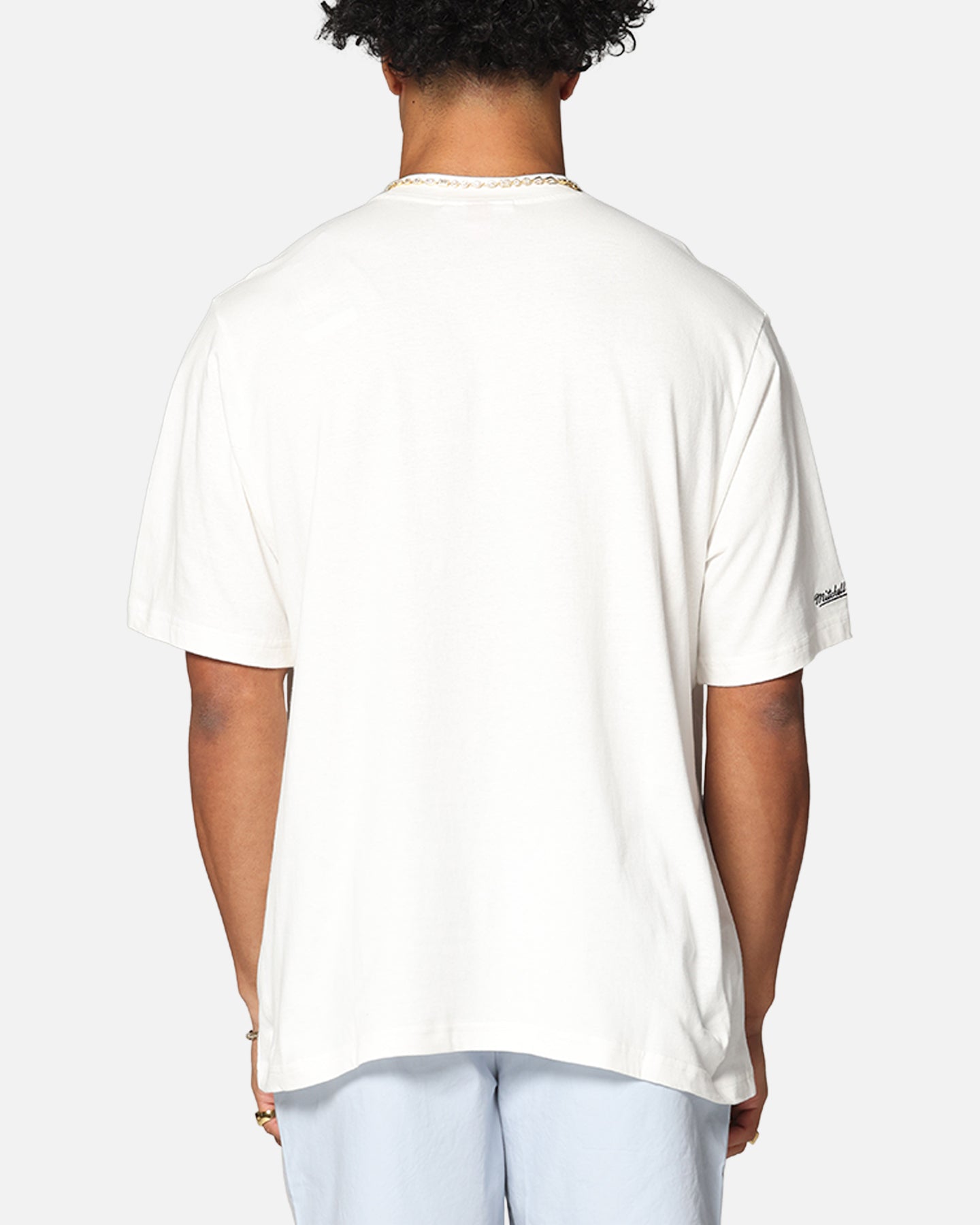 Mitchell & Ness Philadelphia 76ers Allen Iverson Pre & Post Game T-Shirt Vintage White、mySite、zt4zffjzw