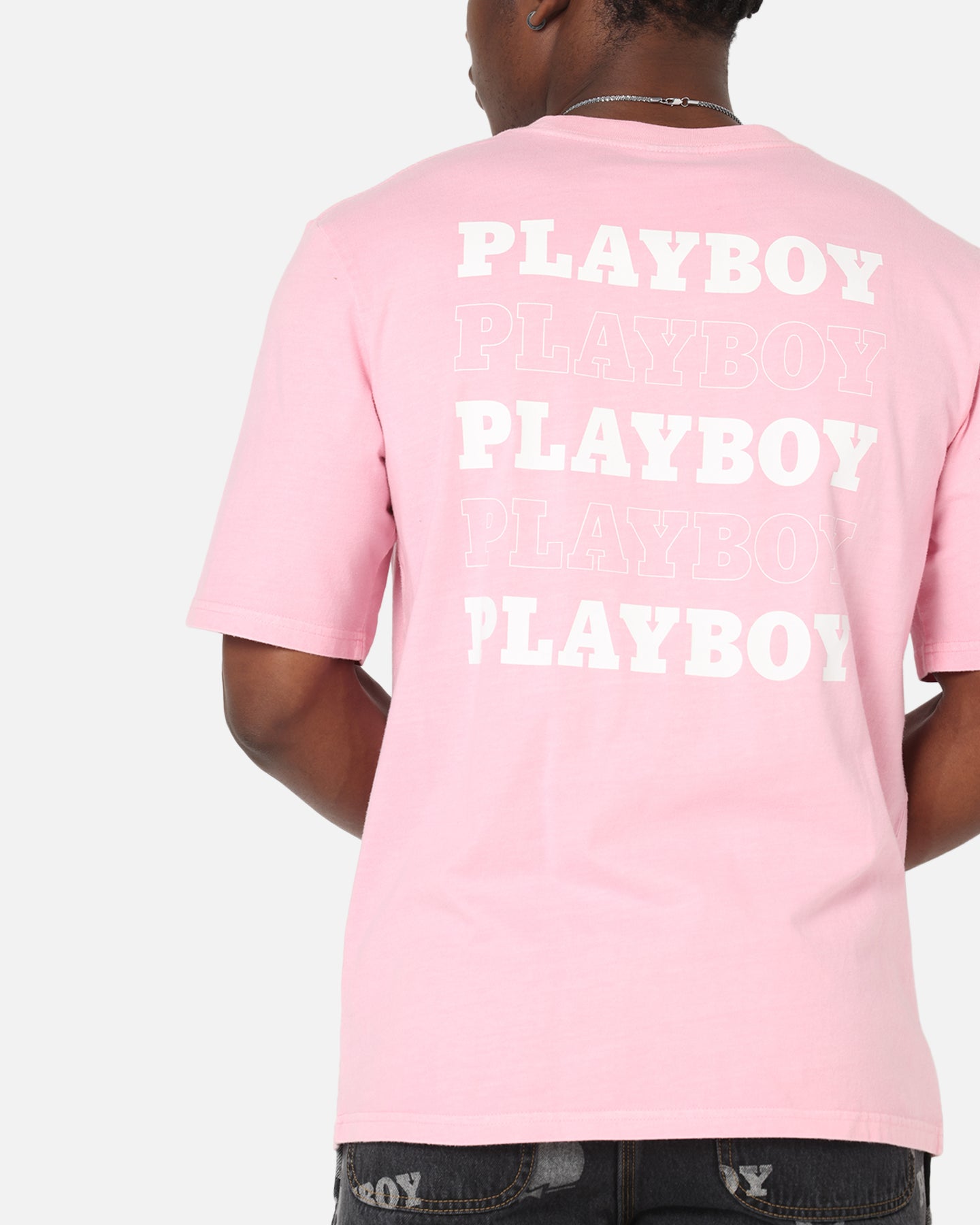 Playboy Stack Washed T-Shirt Washed Pink、mySite、zt4zffjzw
