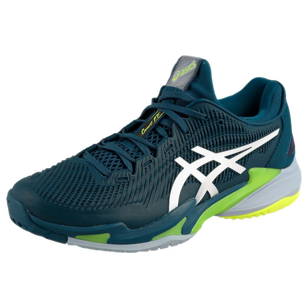 Asics Men's Court FF 3 - Mako Blue/White、mySite、neckold