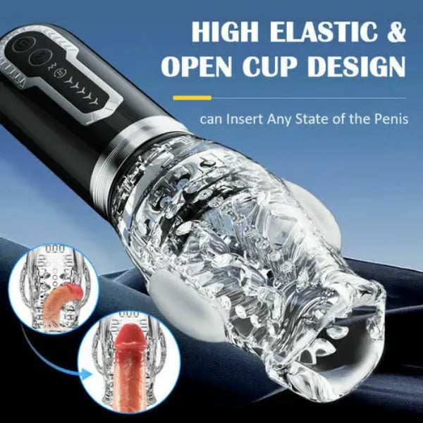 3D Thunder Suck | Rotating Oral Sex Masturbator | Automatic | Open Cup Design、mySite、bottomscart