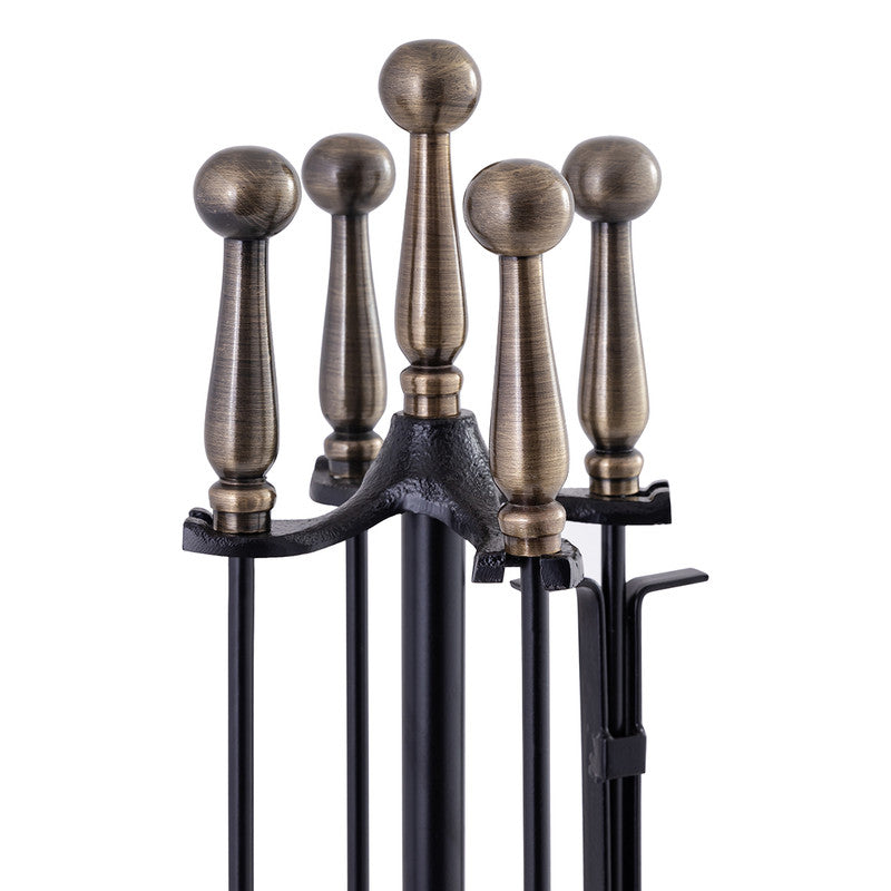 Iron Firetools | Tong, Poker, Shovel & Brush | Black、mySite、camillekostekn