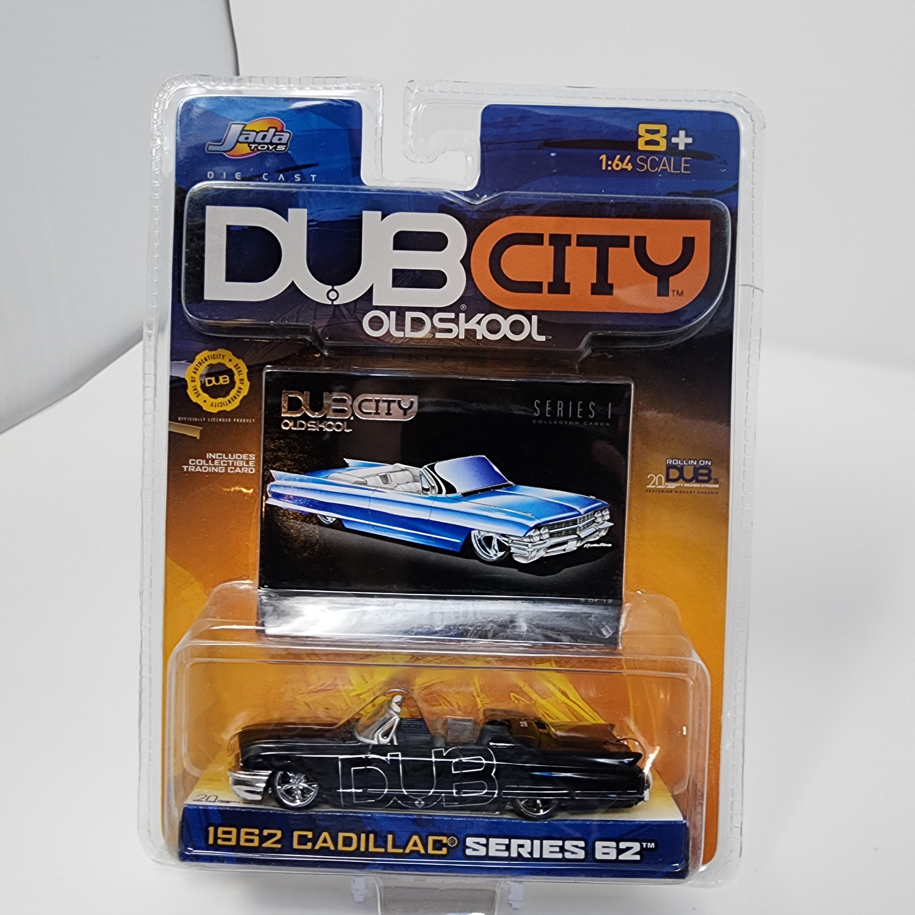 1962 Cadillac Series 62 * Black * Jada Toys 1:64 Scale Dub City Oldskool、mySite、hgirdovlk