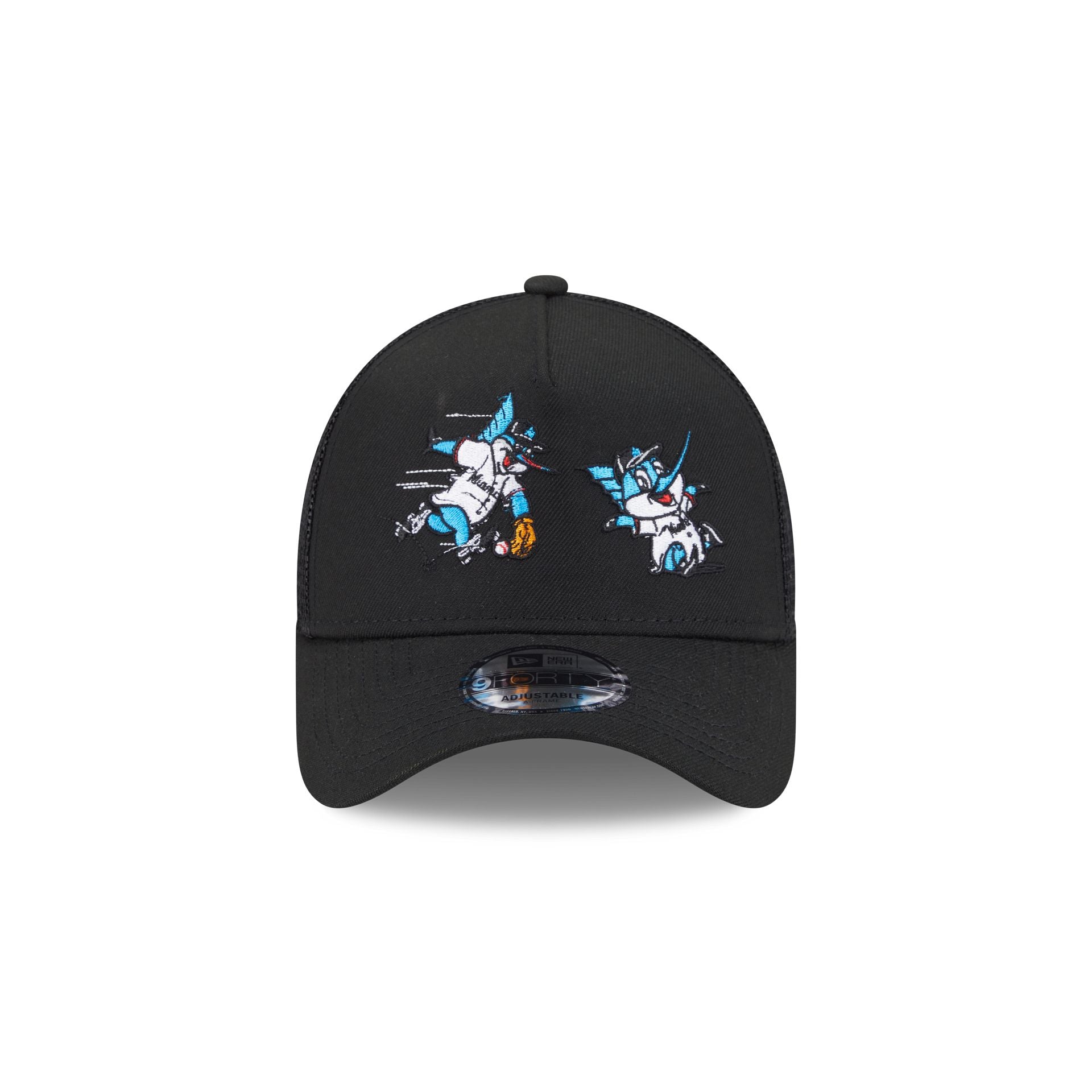Miami Marlins Generation Mascots 9FORTY A-Frame Trucker Hat、mySite、vikingsvslions
