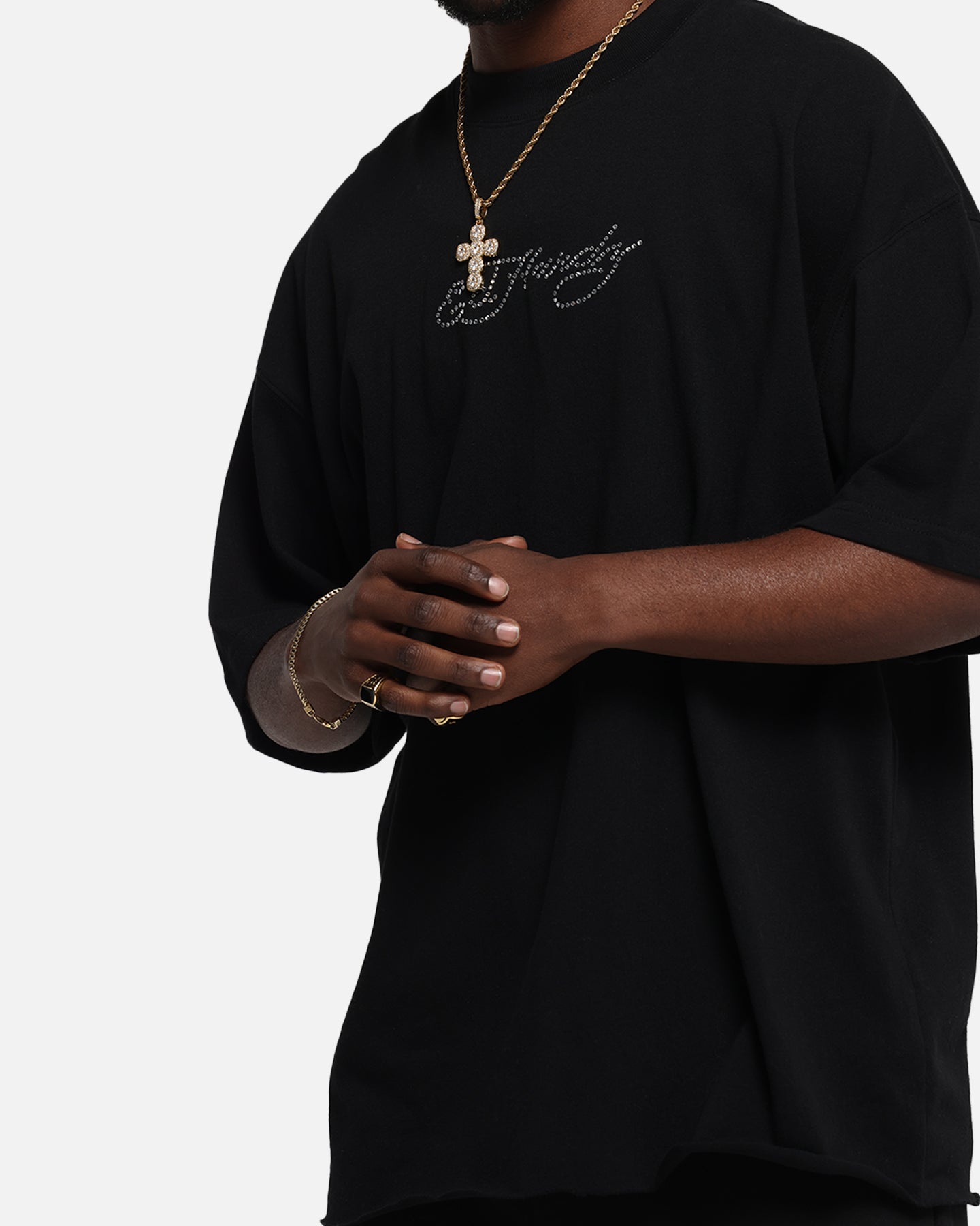 Ed Hardy Techno Rhinestone T-Shirt Black、mySite、zt4zffjzw