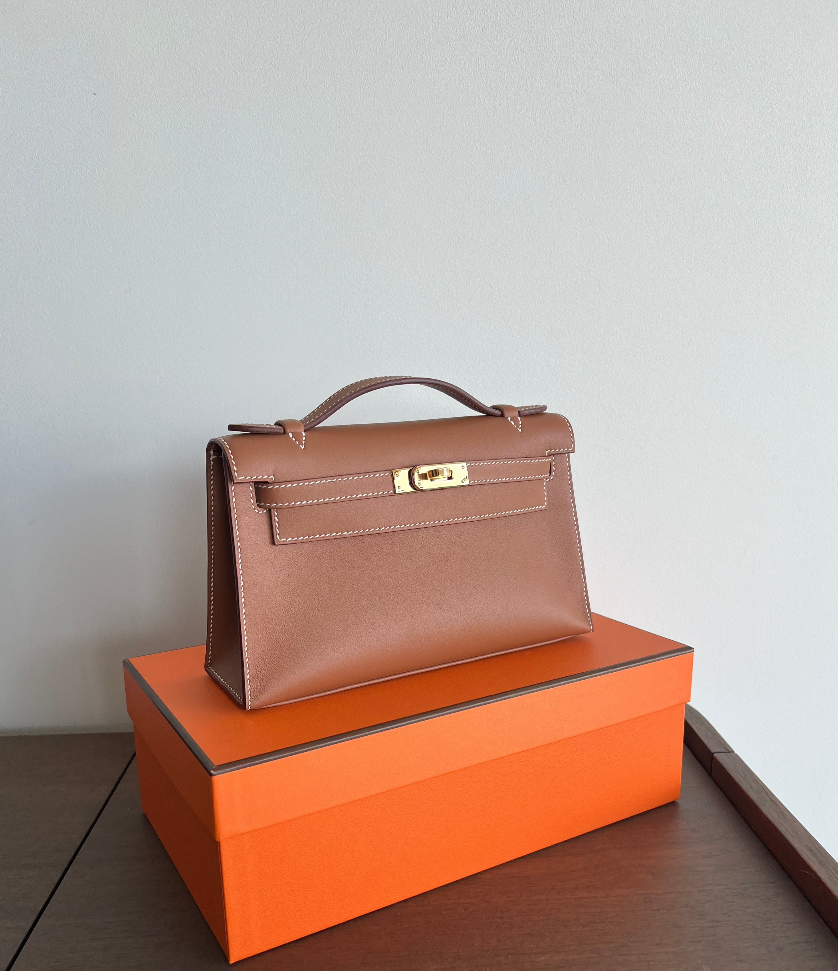 Hermès Kelly Pochette Gold Swift GHW、mySite、garminoutage.com