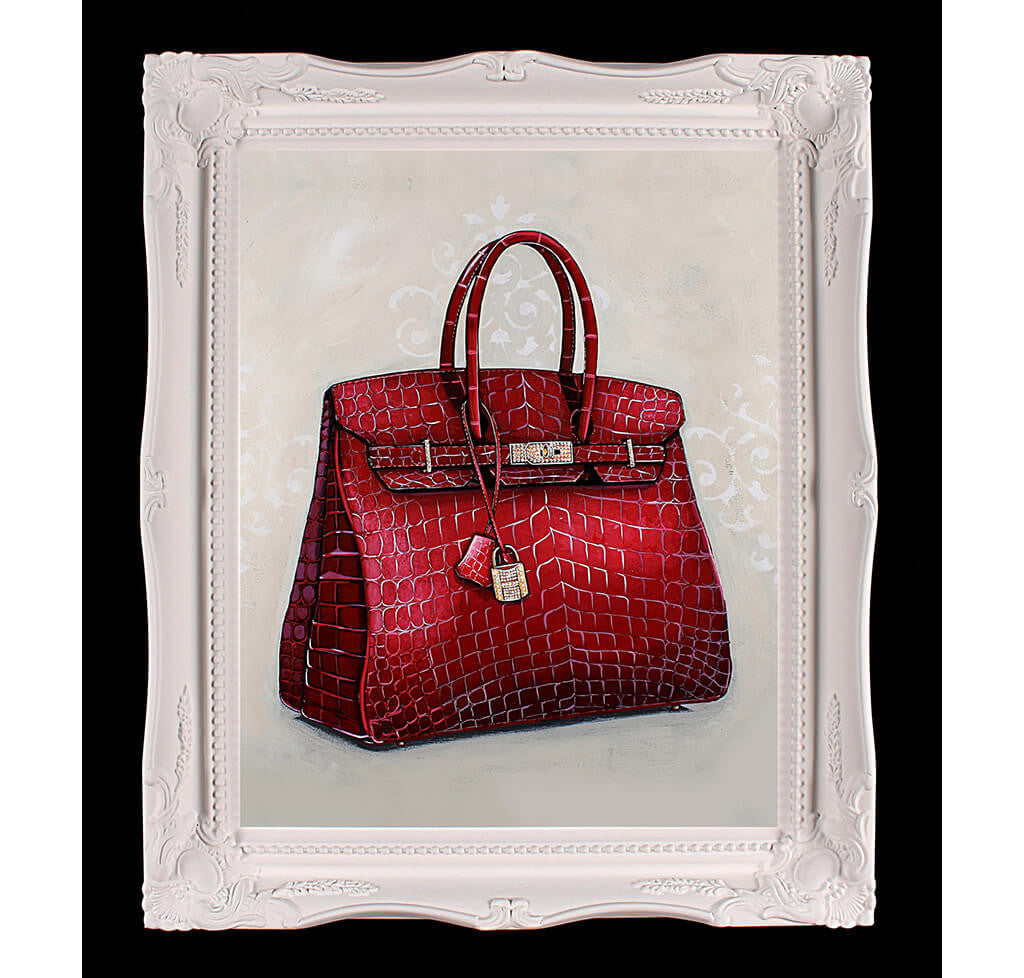 Medium Limited Edition Rouge Hermès Birkin Giclée、mySite、garminoutage.com