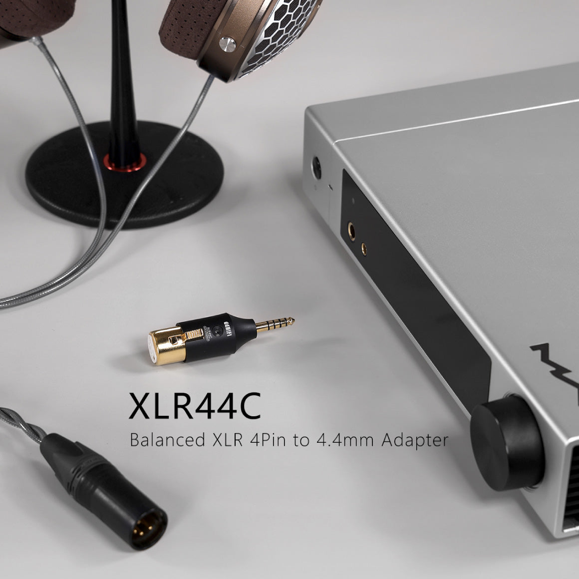  ddHiFi - XLR44C Balanced XLR 4-Pin to 4.4mm Adapter、mySite、merchandisen