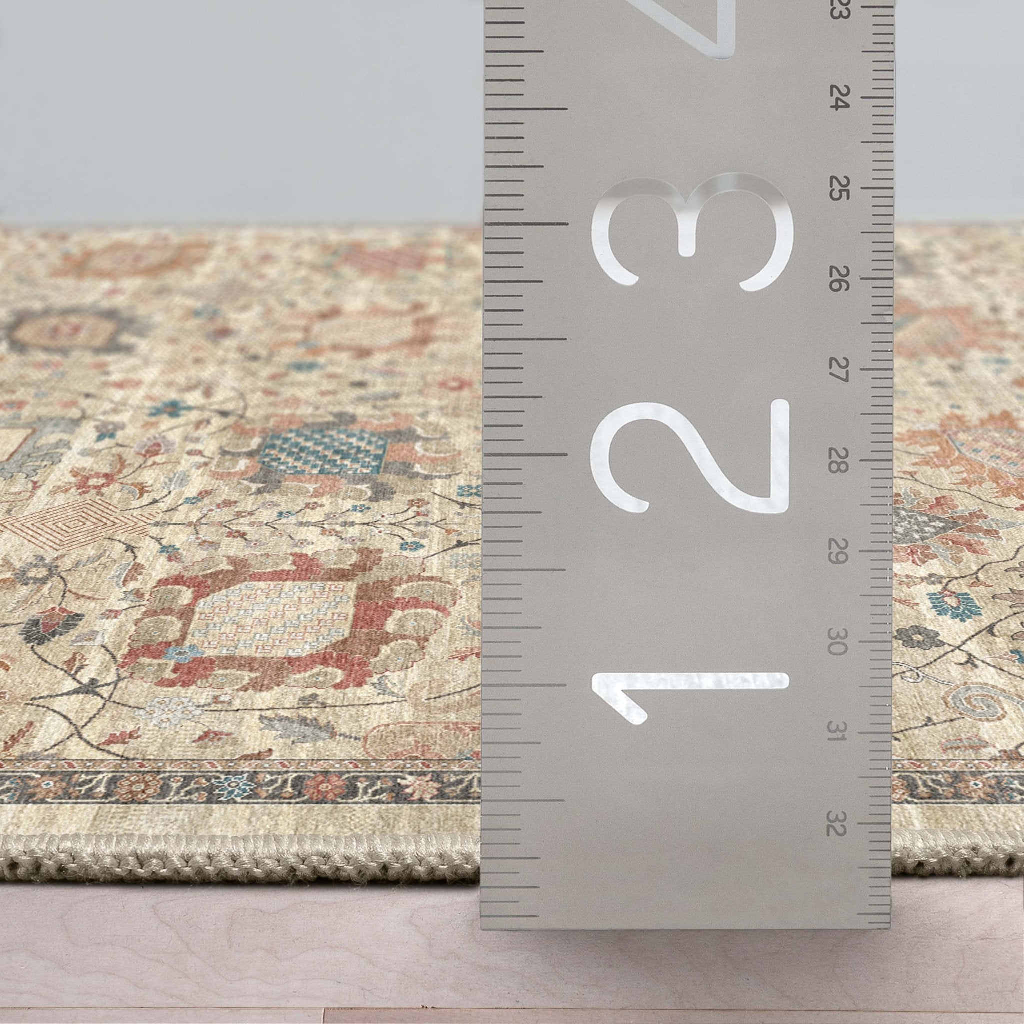 Vienna Vintage Oriental Botanical Rug – Easy Clean, Stylish Elegant Design、mySite、gigharbornorthrealestate