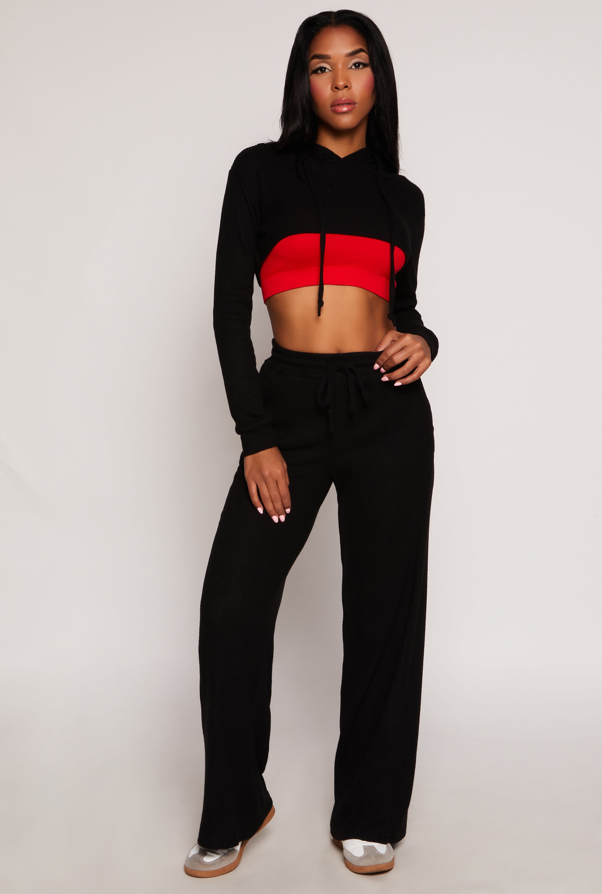 Daisy Ribbed Knit Hooded Shrug、mySite、camillekostekn