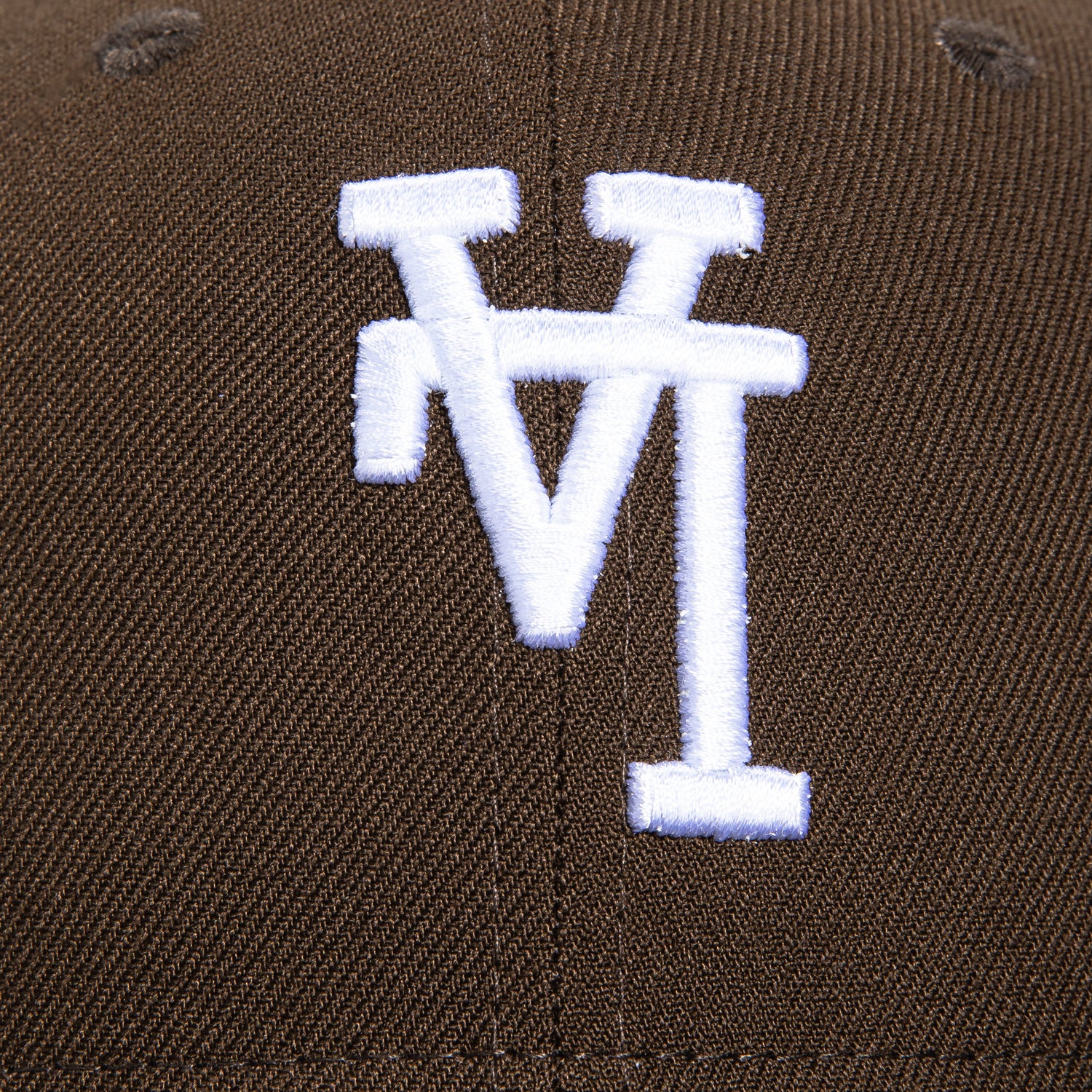 New Era 59Fifty Los Angeles Dodgers 100th Anniversary Patch Upside Down Hat - Brown、mySite、vikingsvslions