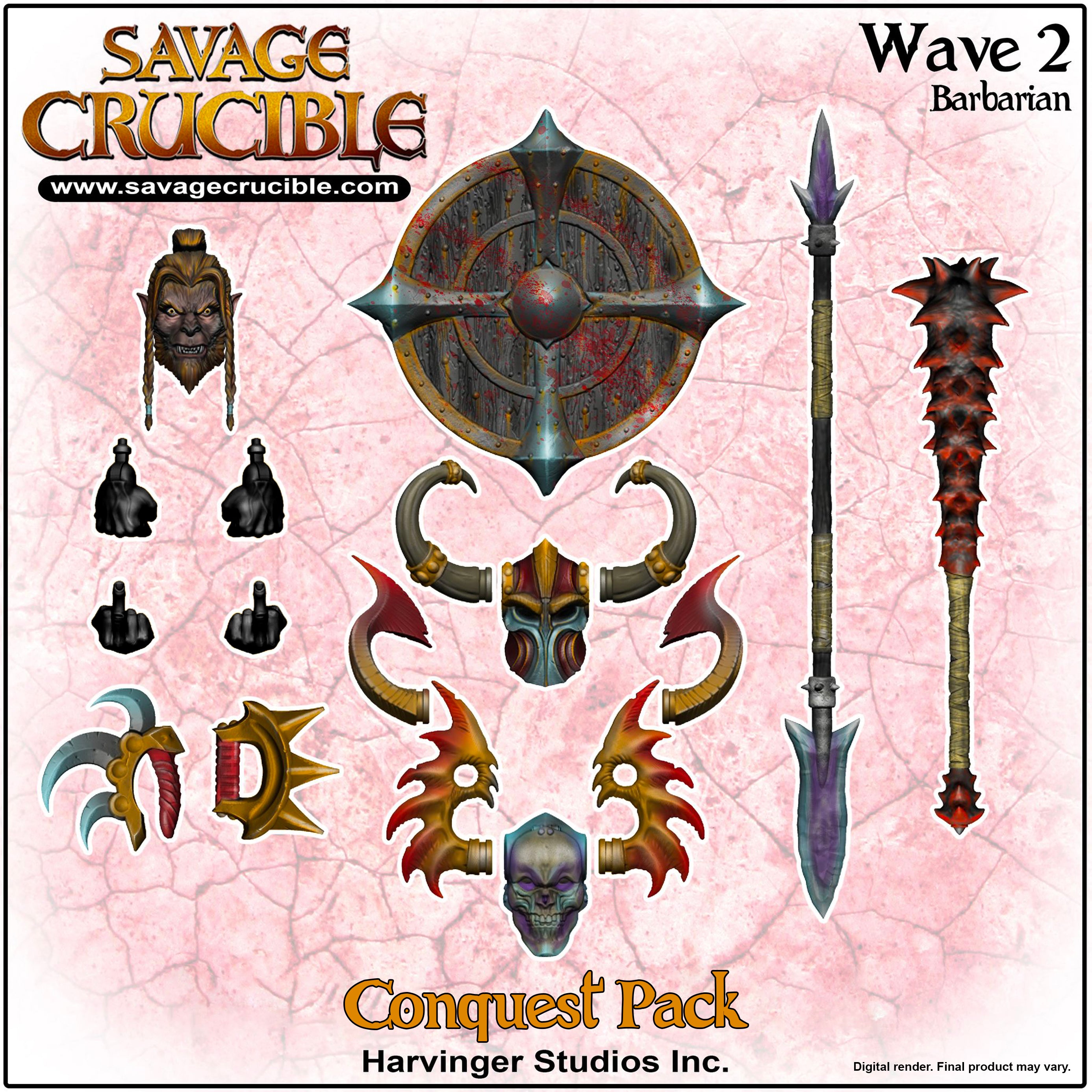 Savage Crucible Conquest Accessory Pack、mySite、hgirdovlk