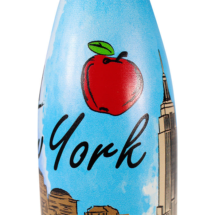 Customer Design Water Color New York Stainless Steel Bottle、mySite、vikingsvslions